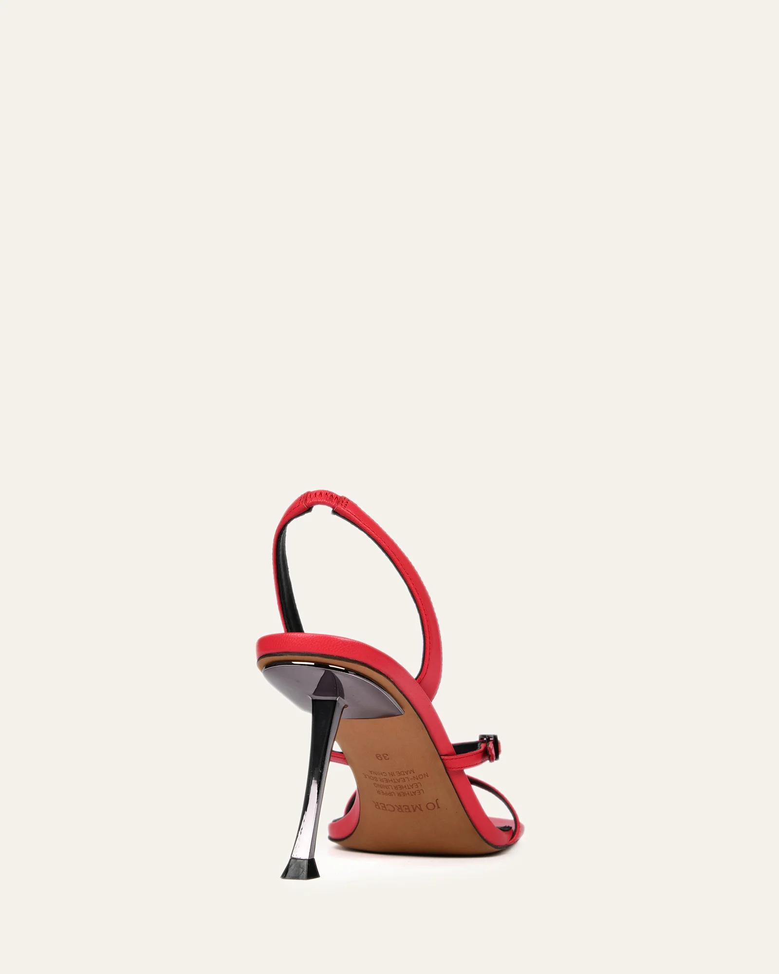 OLYSSA HIGH HEEL SANDALS HOT PINK LEATHER - Image 4