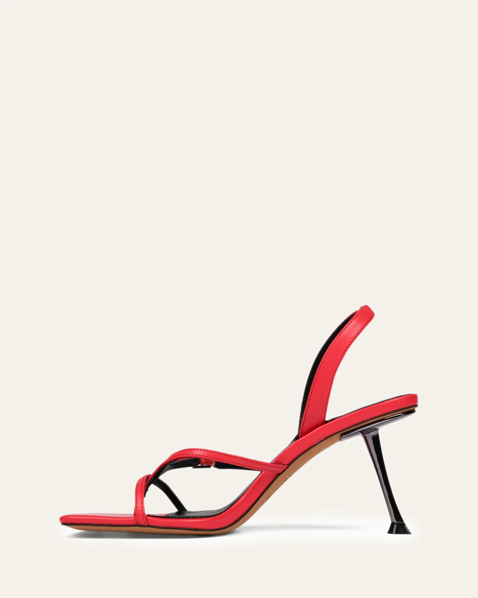 OLYSSA HIGH HEEL SANDALS HOT PINK LEATHER - Image 5