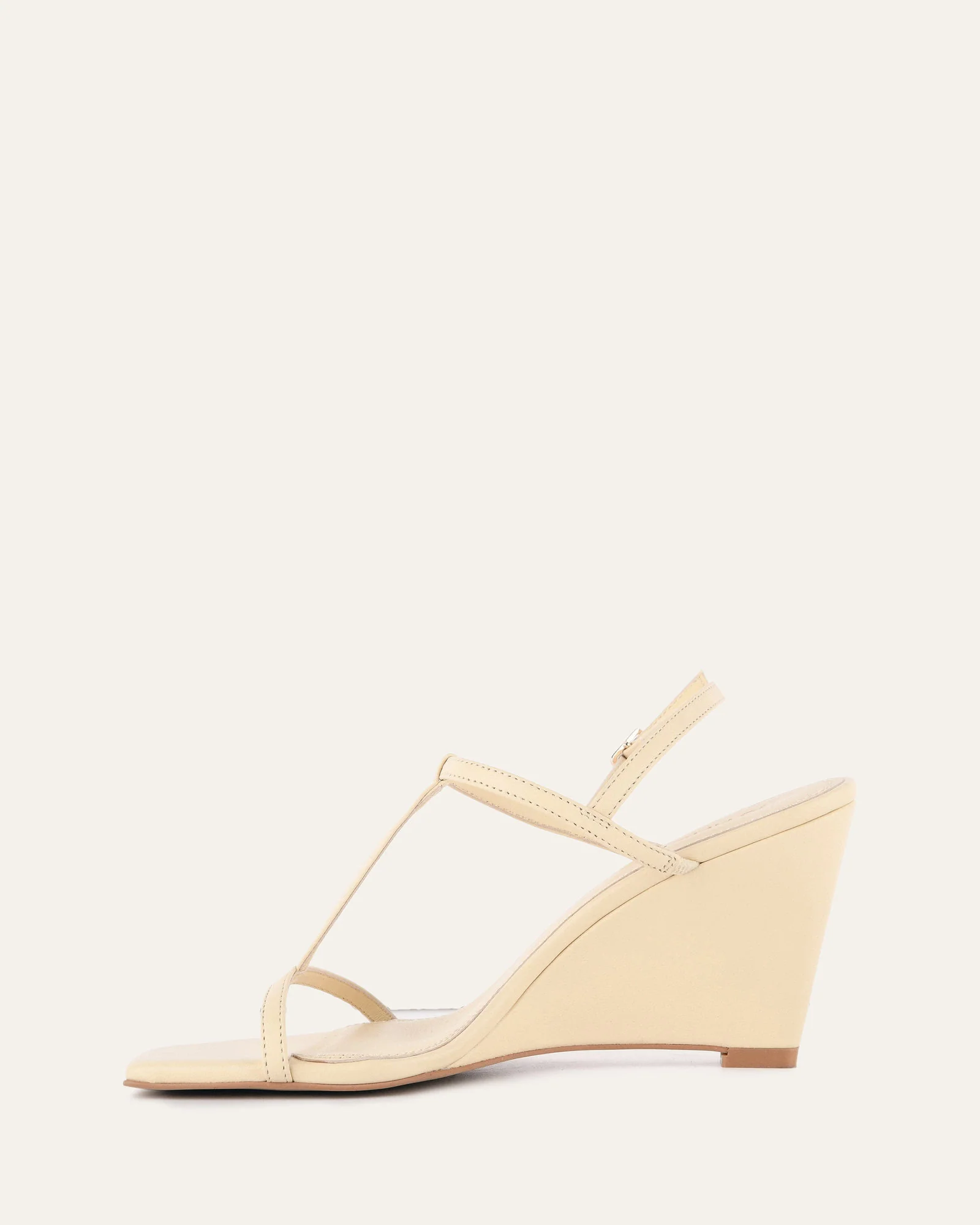 OPHELIA MID HEEL WEDGES BUTTER LEATHER - Image 5