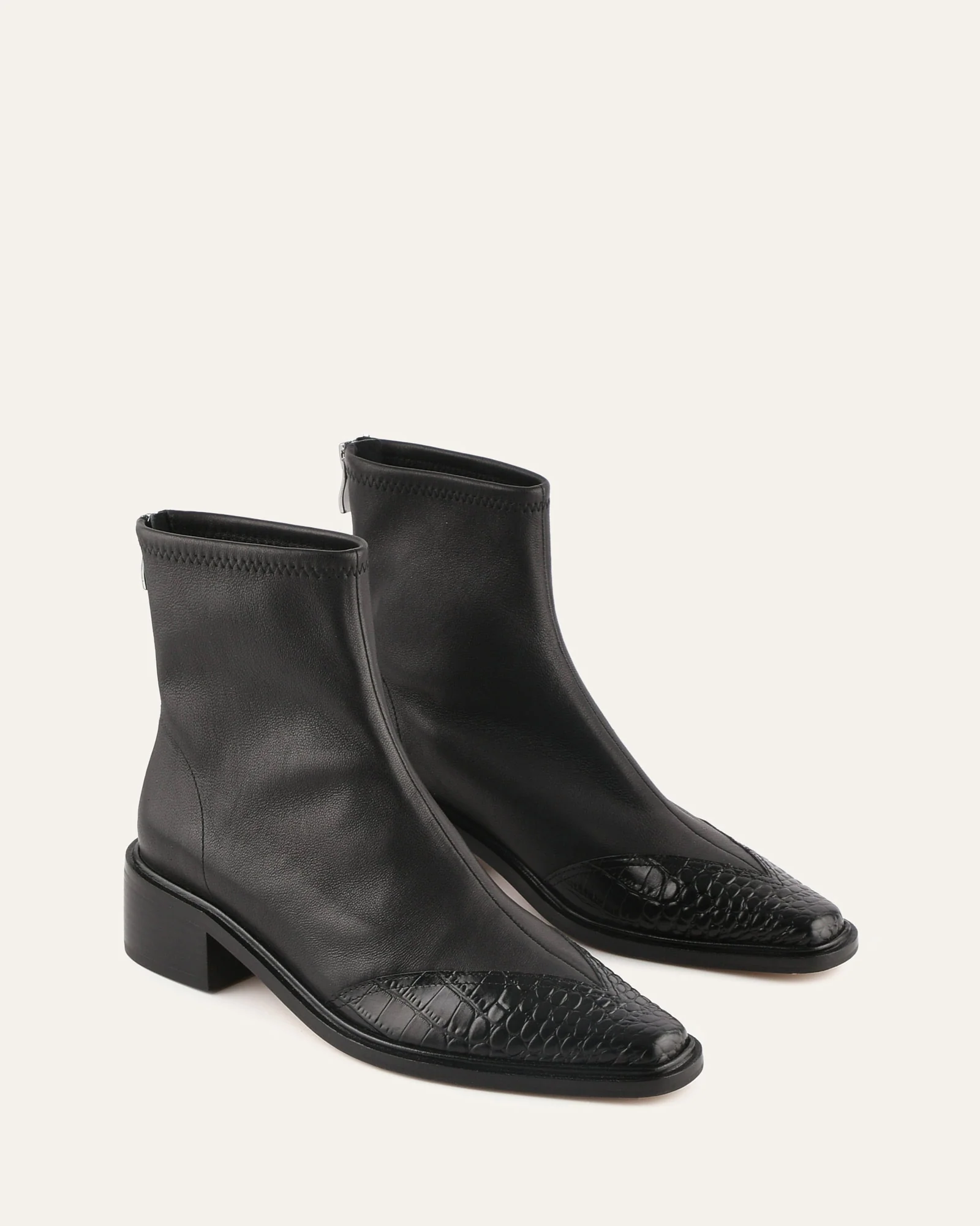 ORACLE FLAT ANKLE BOOTS BLACK MULTI - Image 3