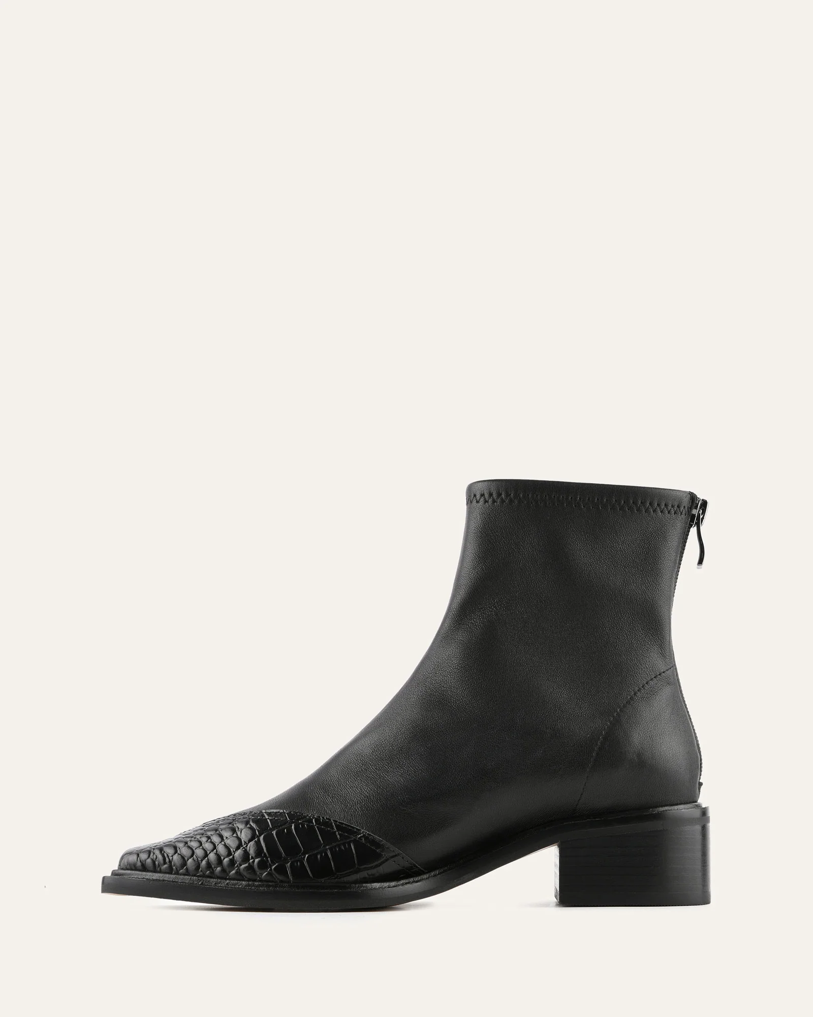 ORACLE FLAT ANKLE BOOTS BLACK MULTI - Image 6