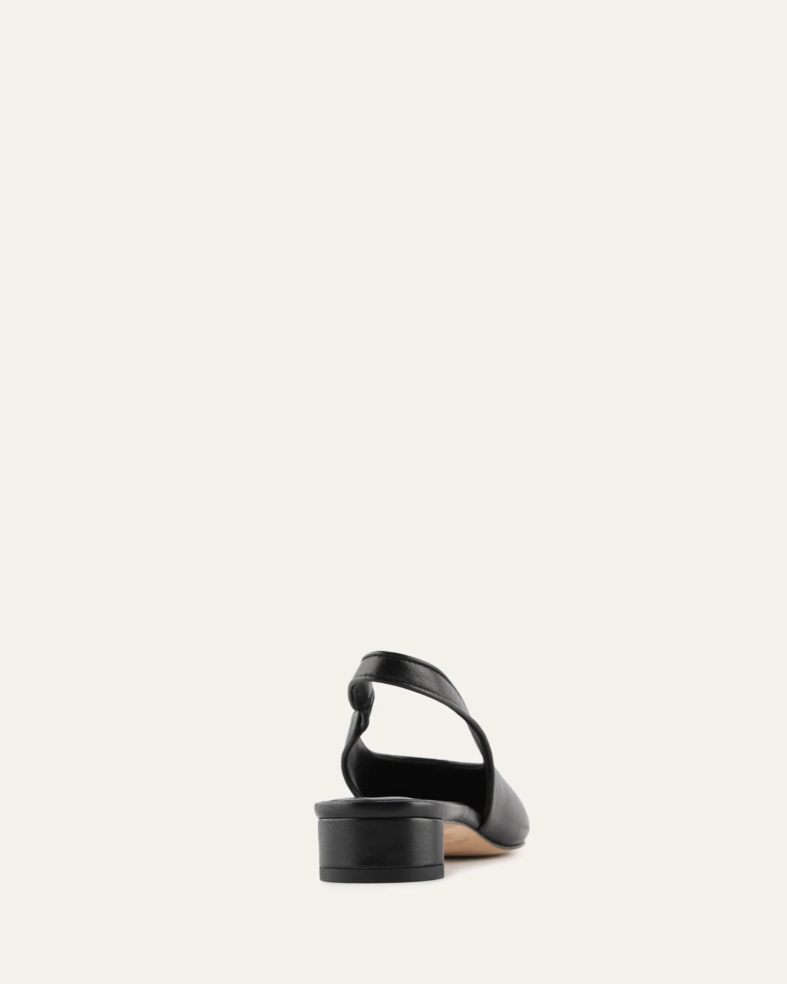 ORBIT LOW HEELS BLACK LEATHER - Image 5