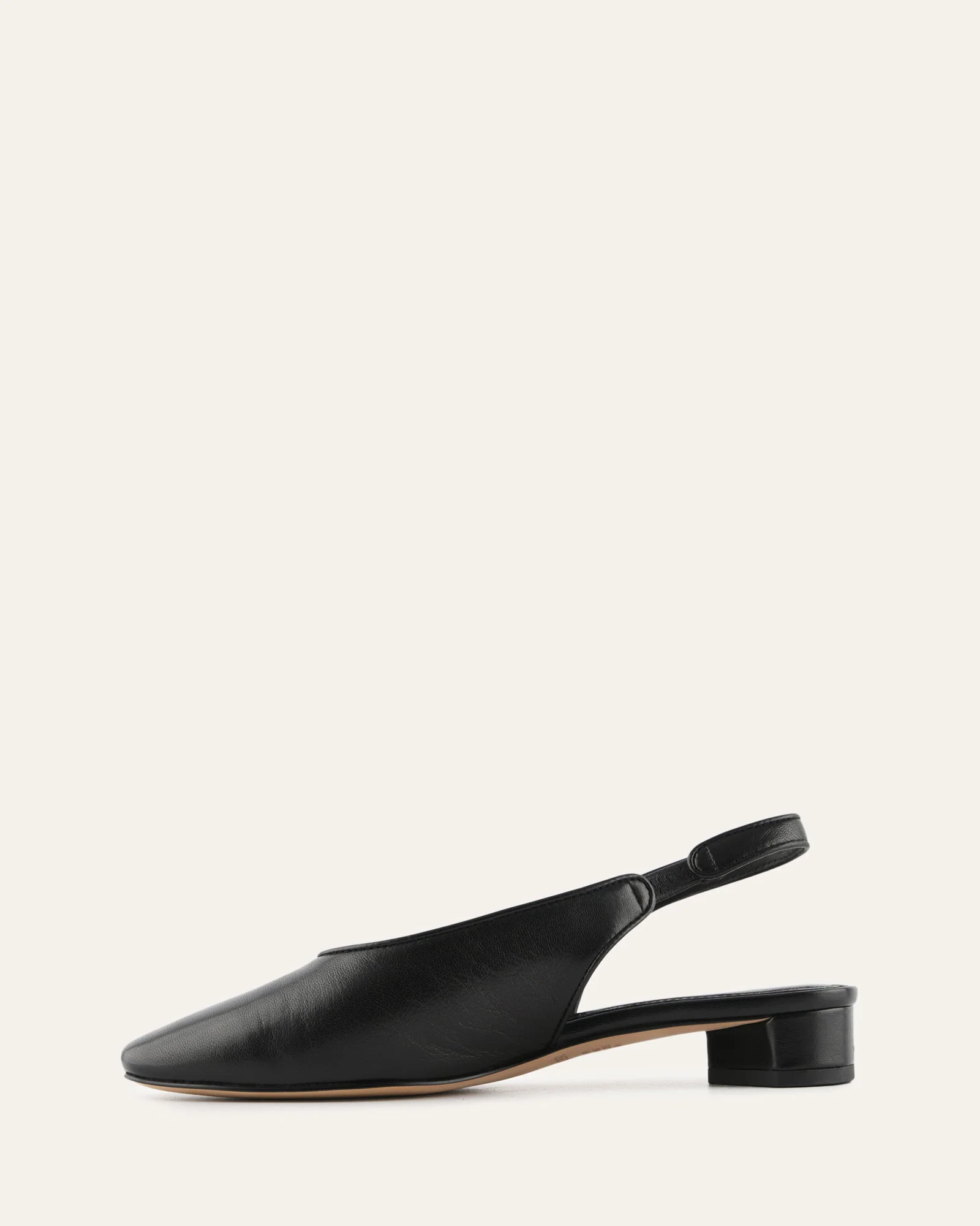 ORBIT LOW HEELS BLACK LEATHER - Image 6