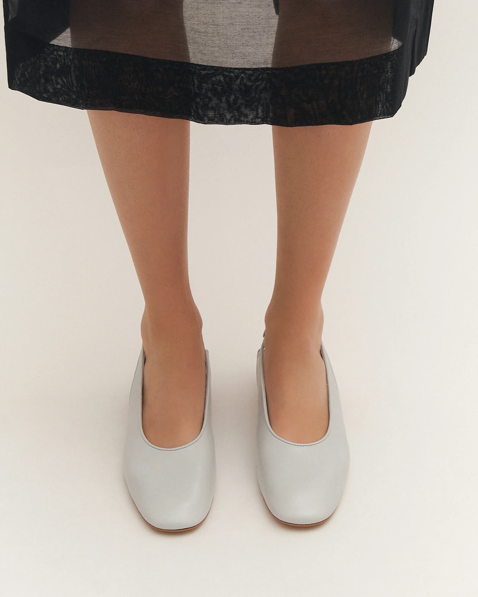 ORBIT LOW HEELS DUSK BLUE LEATHER - Image 2