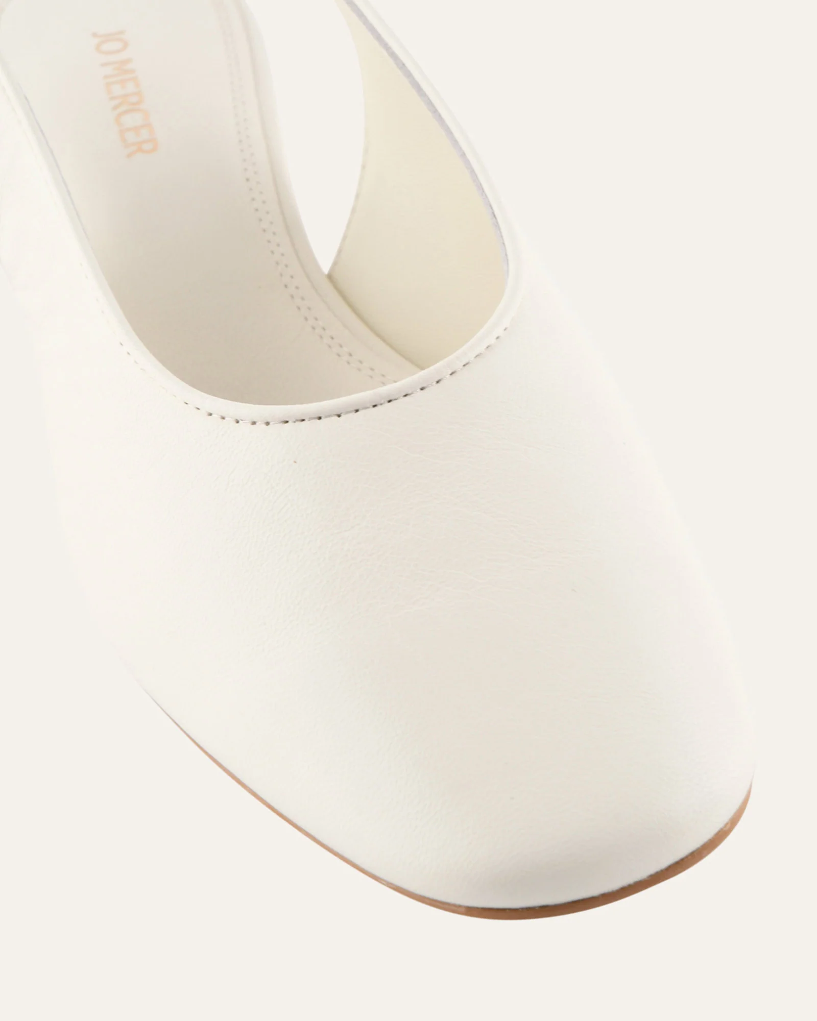 ORBIT LOW HEELS OFF WHITE LEATHER - Image 4