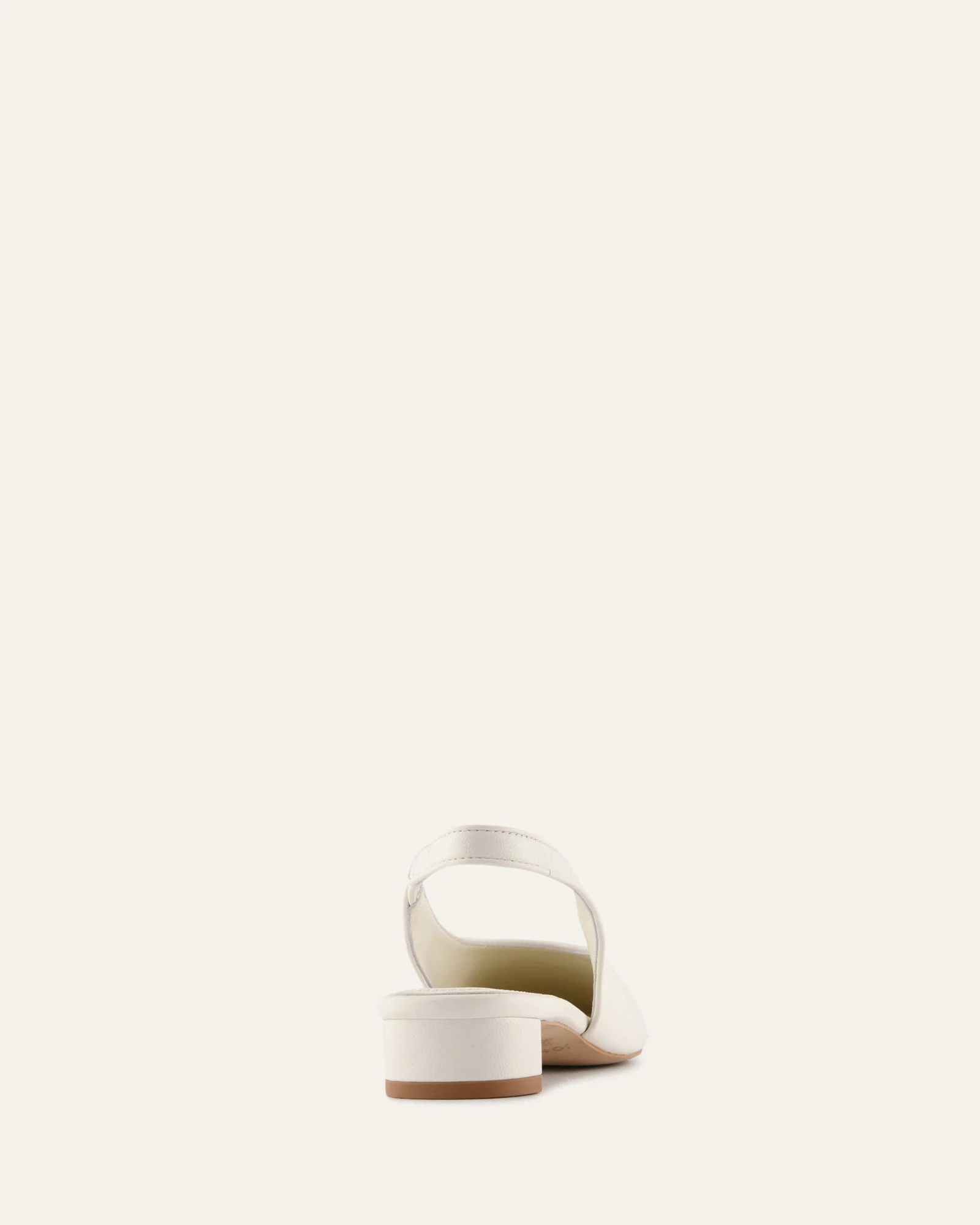 ORBIT LOW HEELS OFF WHITE LEATHER - Image 5