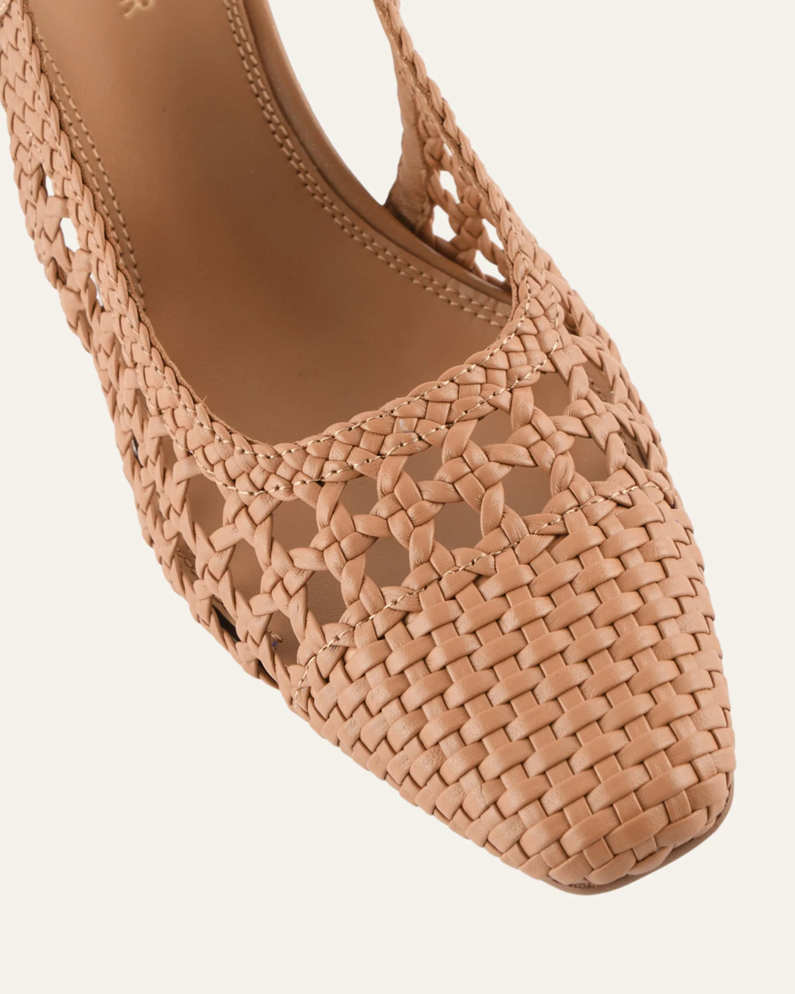OSCAR MID HEELS TOFFEE LEATHER - Image 4