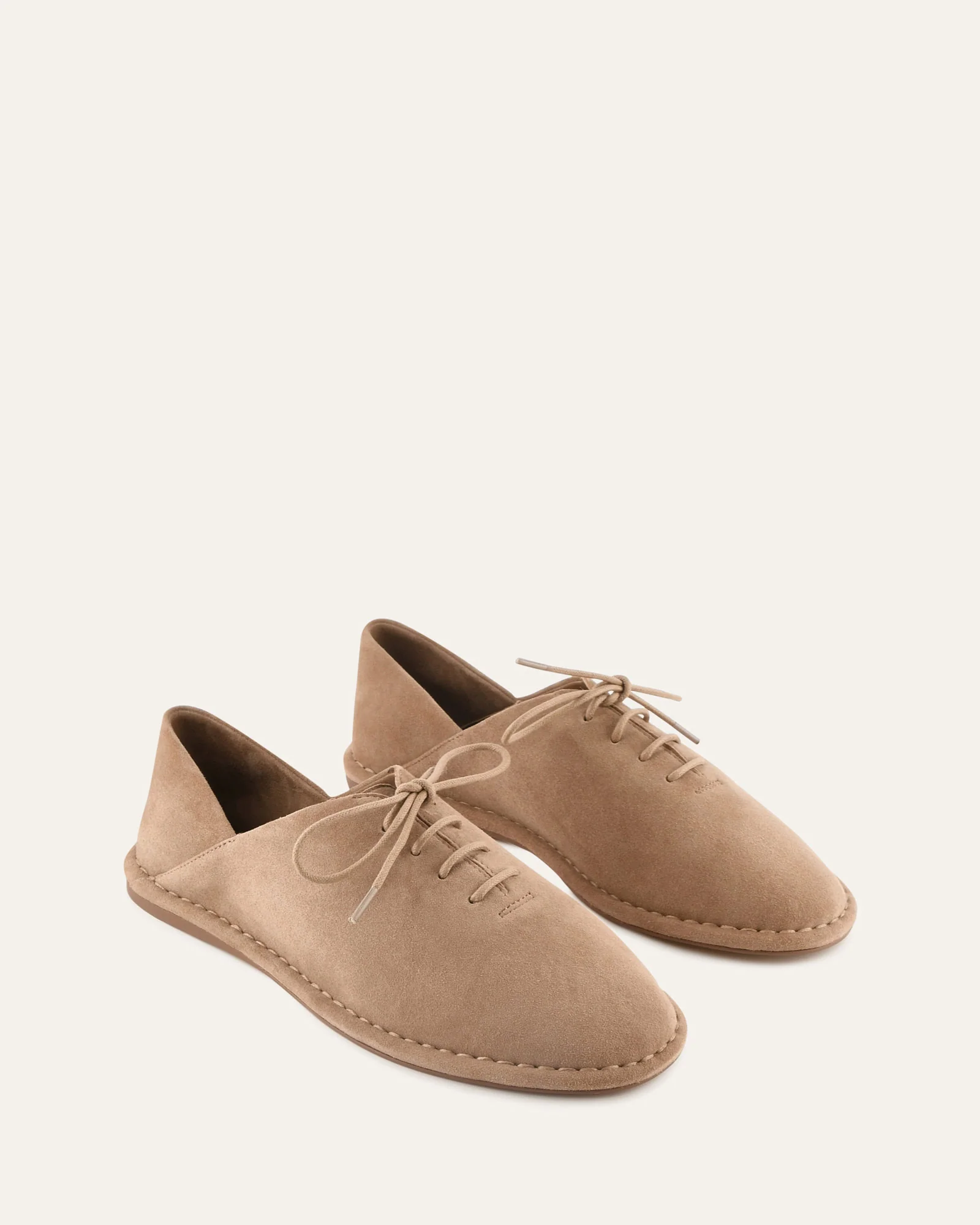 PAISLEY LACE UPS LATTE SUEDE - Image 3