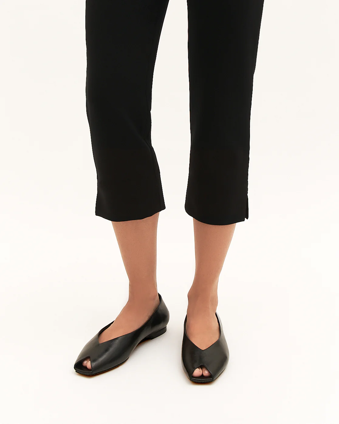 PATSY CASUAL FLATS BLACK LEATHER - Image 2