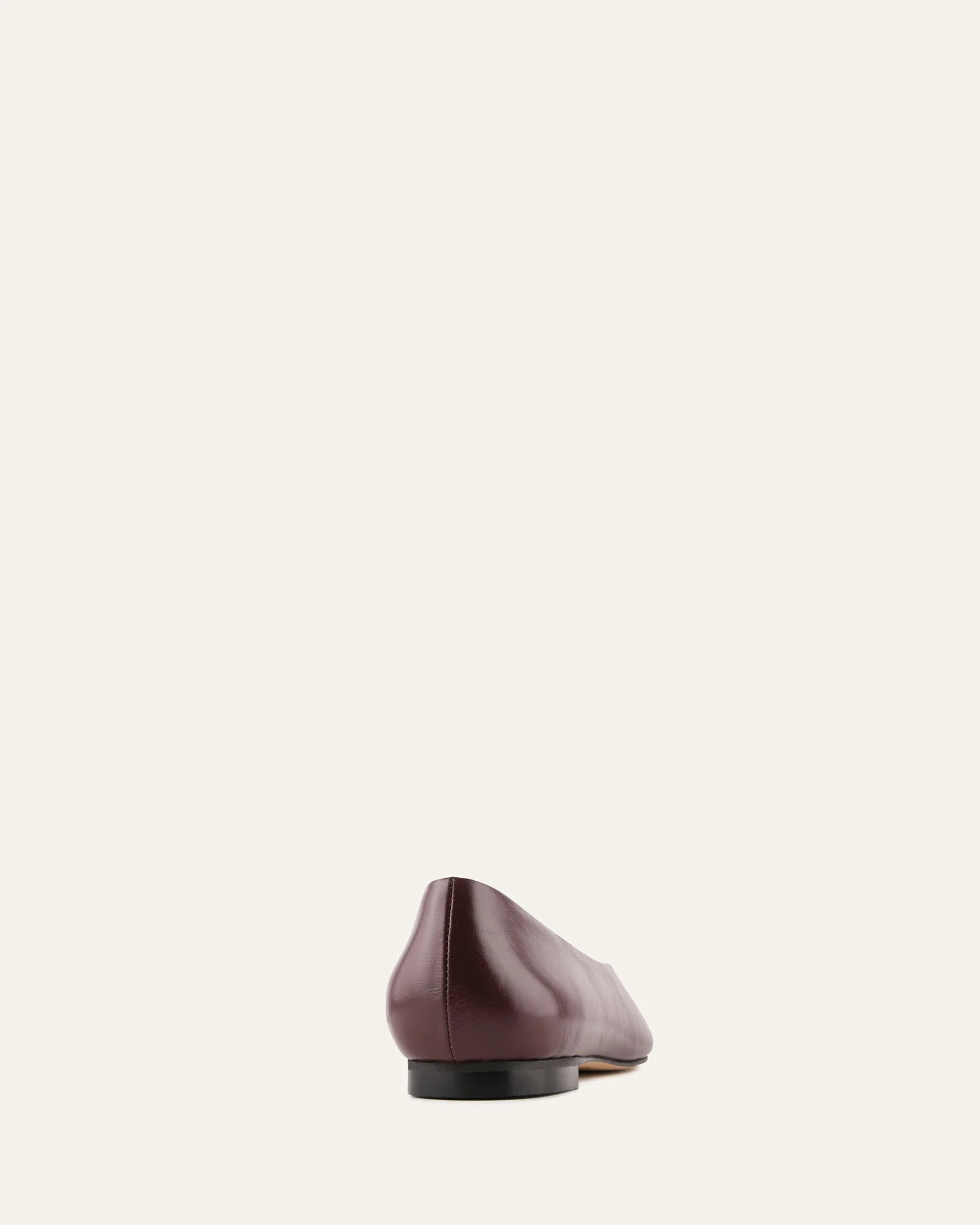 PATSY CASUAL FLATS MERLOT LEATHER - Image 5