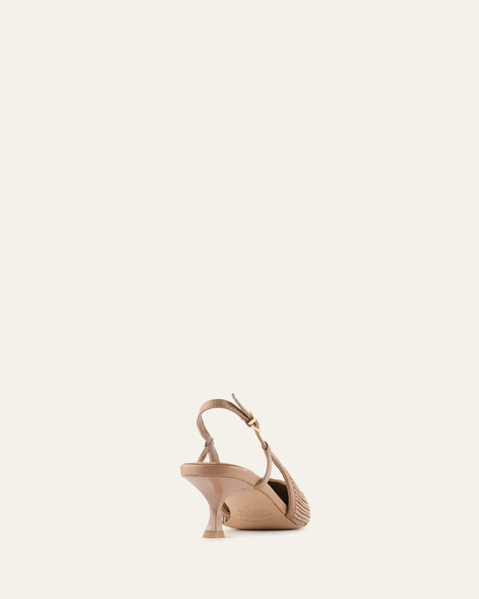 PERRY LOW HEELS TAN RAFFIA - Image 5