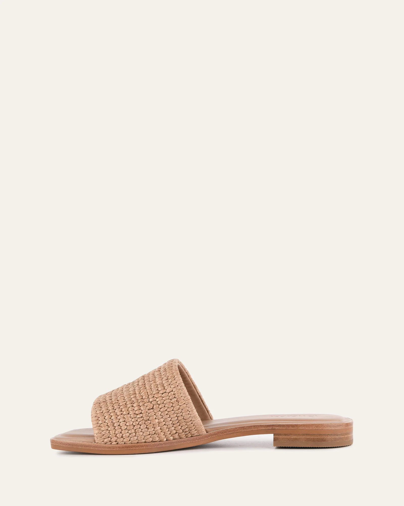 PICASSO FLAT SLIDE TAN RAFFIA - Image 7