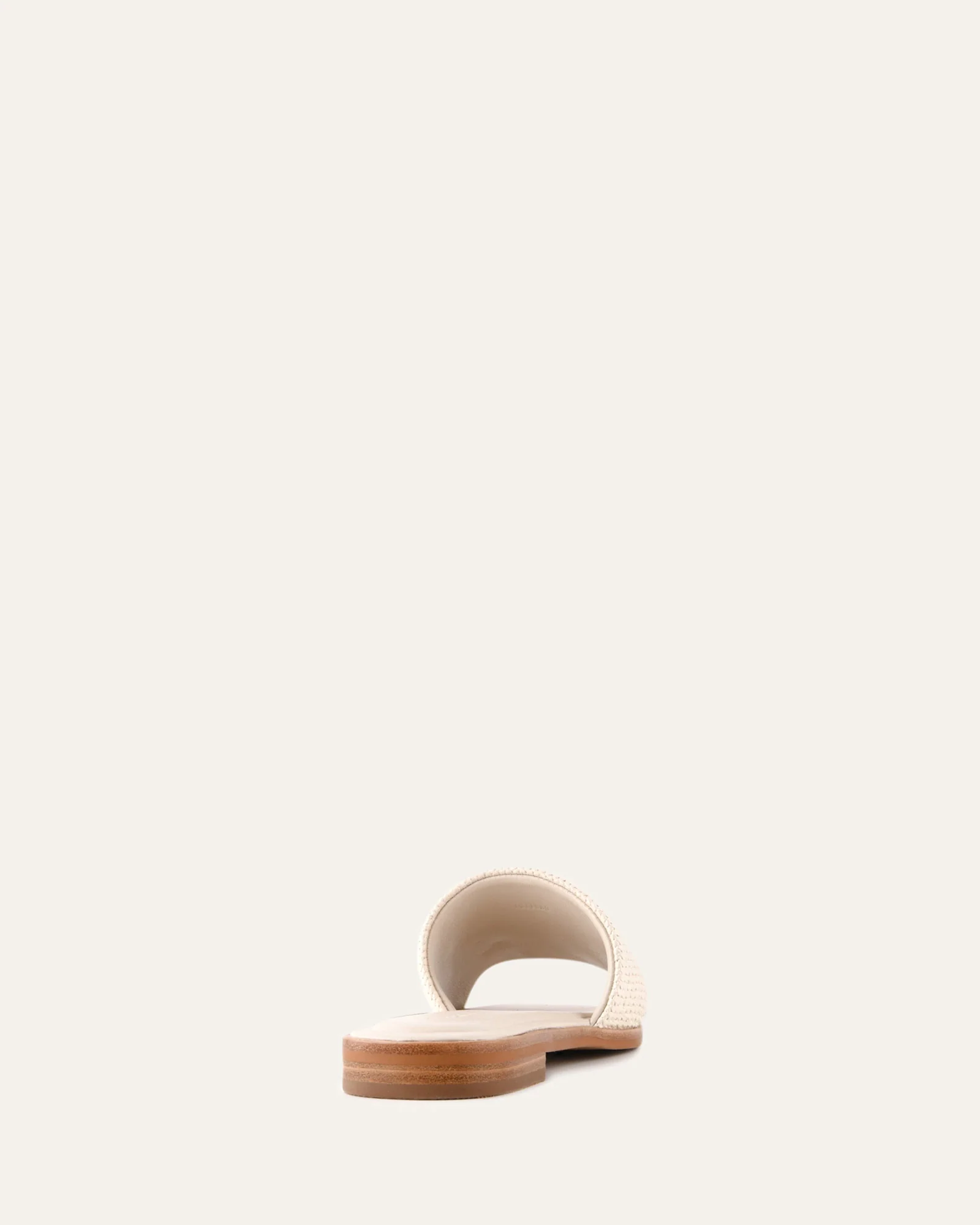 PICASSO FLAT SLIDES OFF WHITE RAFFIA - Image 4