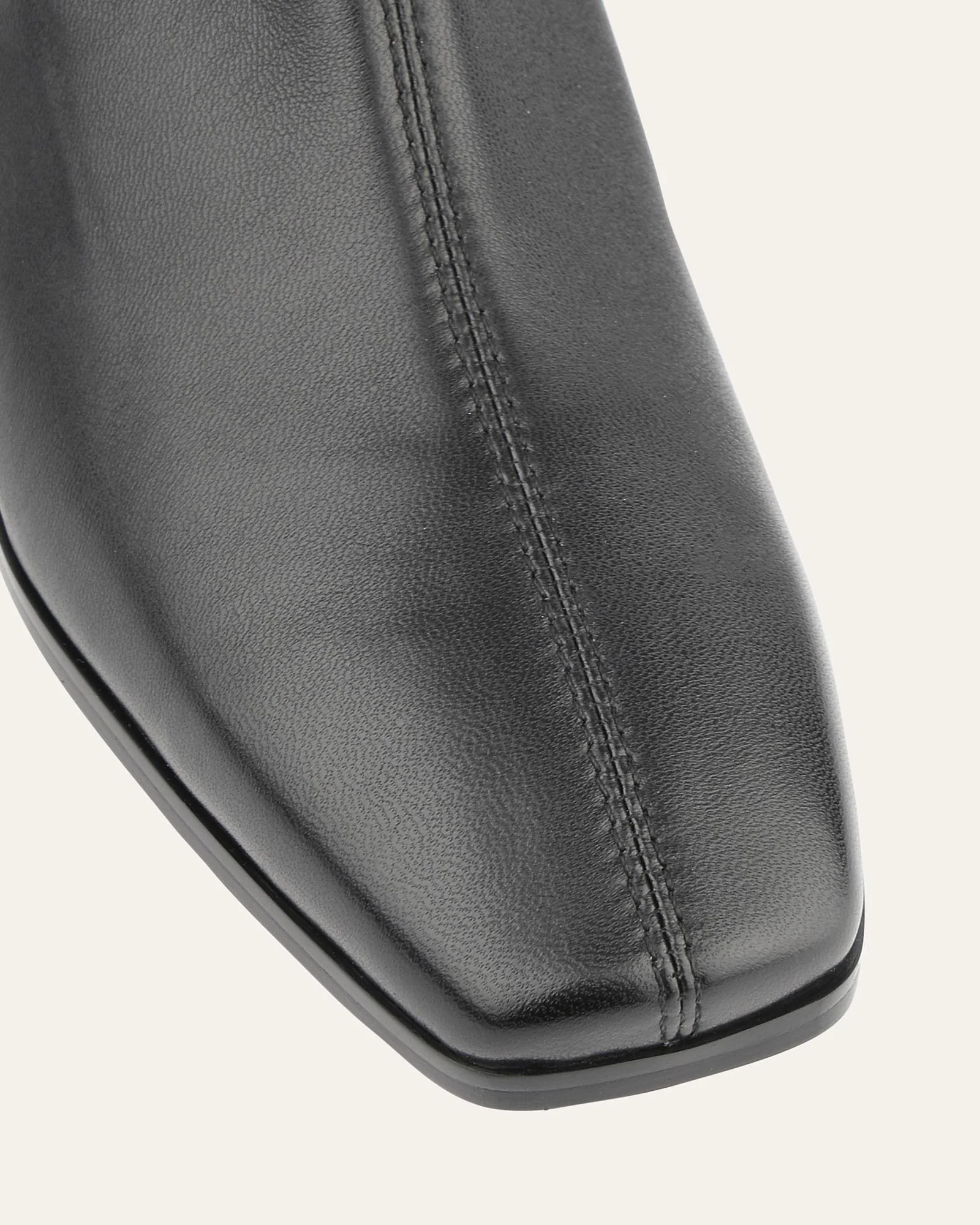 QUINCE MID ANKLE BOOTS BLACK LEATHER - Image 4