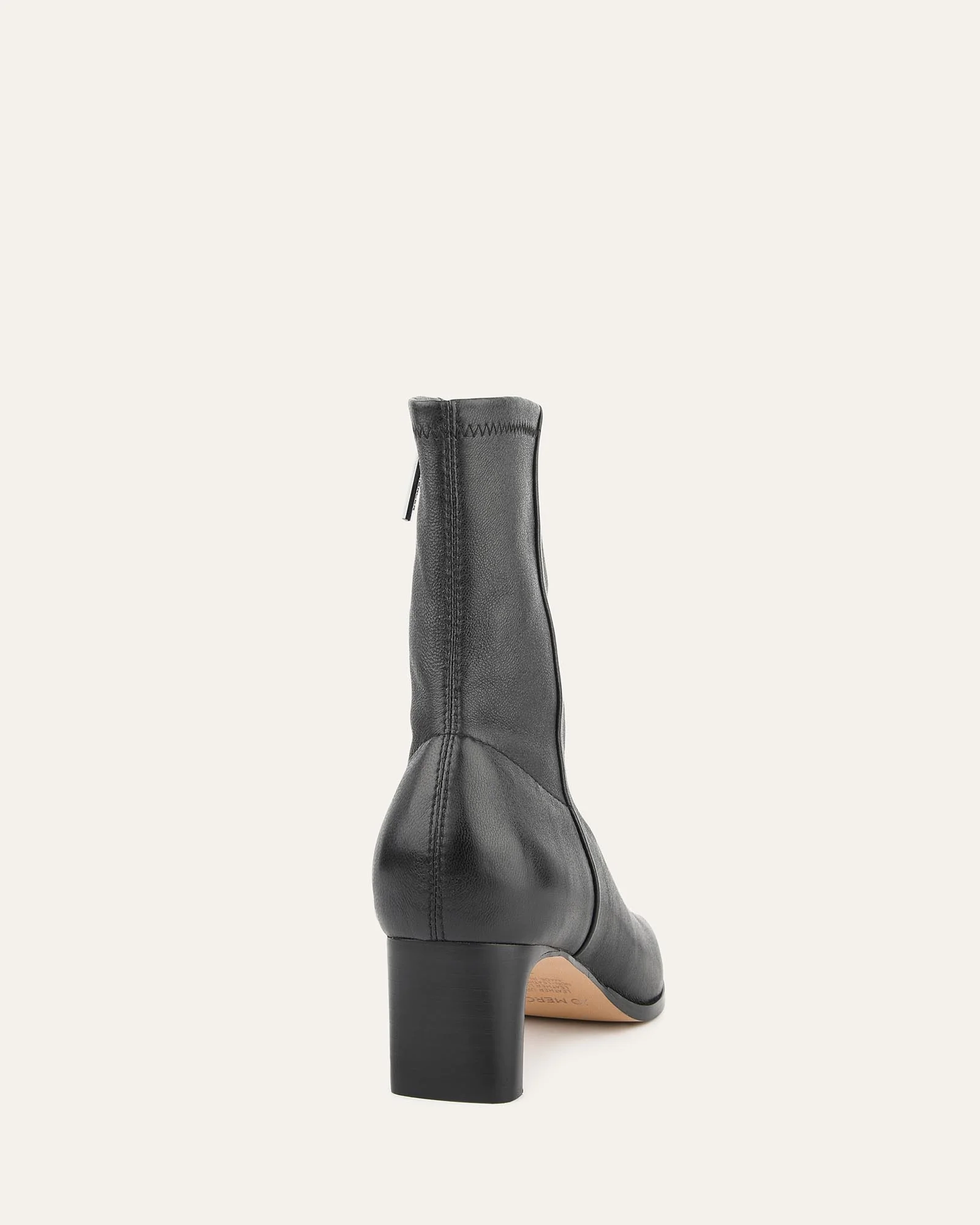 QUINCE MID ANKLE BOOTS BLACK LEATHER - Image 5