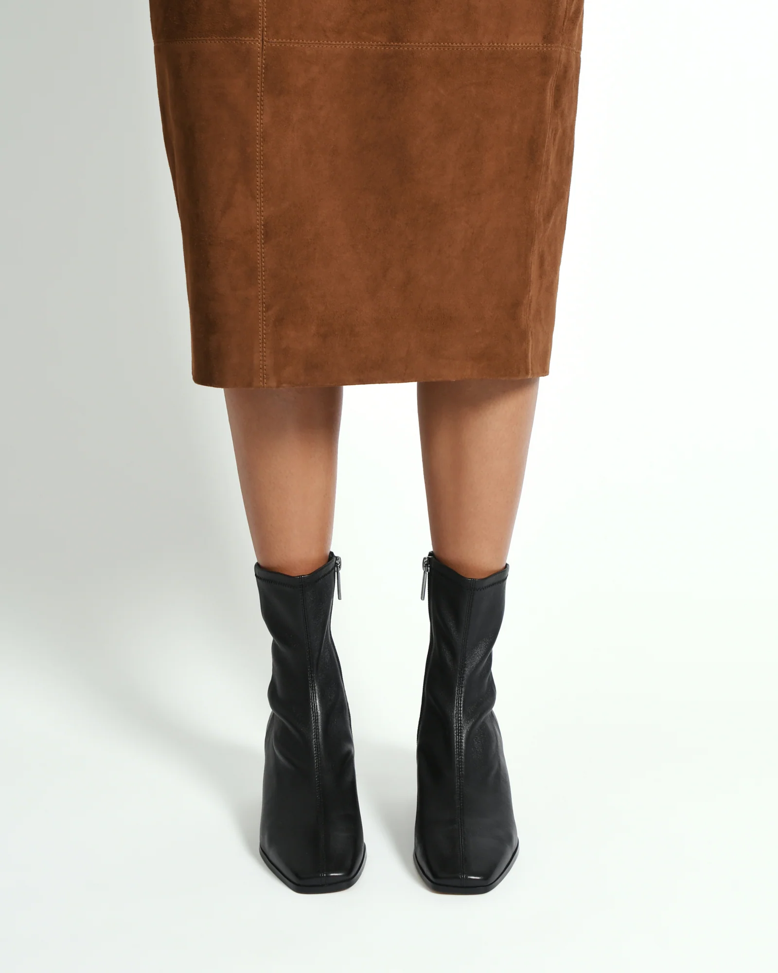 QUINCE MID ANKLE BOOTS BLACK LEATHER - Image 8