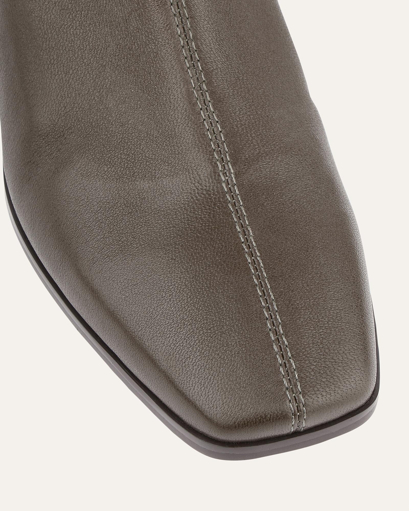 QUINCE MID ANKLE BOOTS DARK OLIVE LEATHER - Image 4