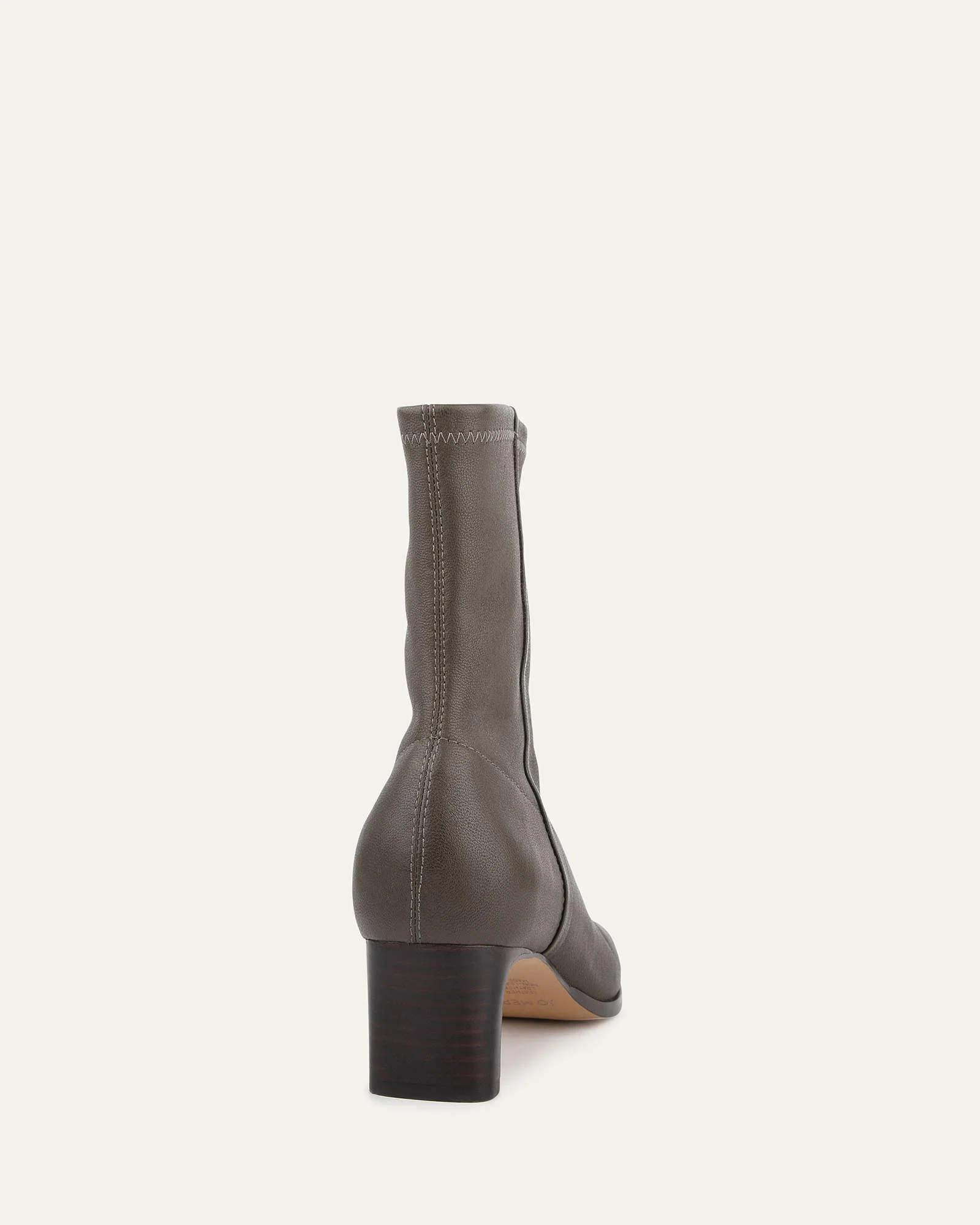 QUINCE MID ANKLE BOOTS DARK OLIVE LEATHER - Image 5