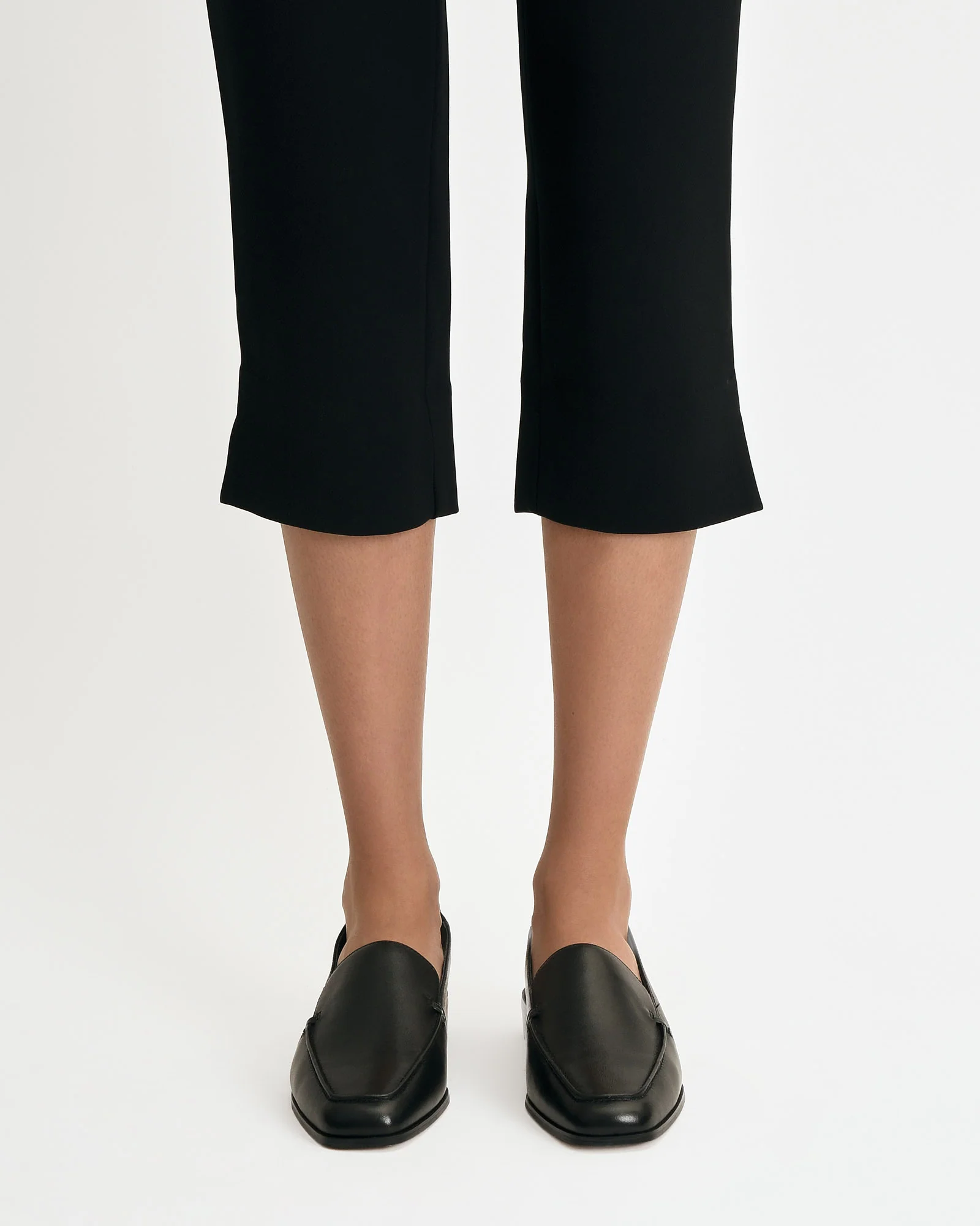 RANA CASUAL FLATS BLACK LEATHER - Image 7
