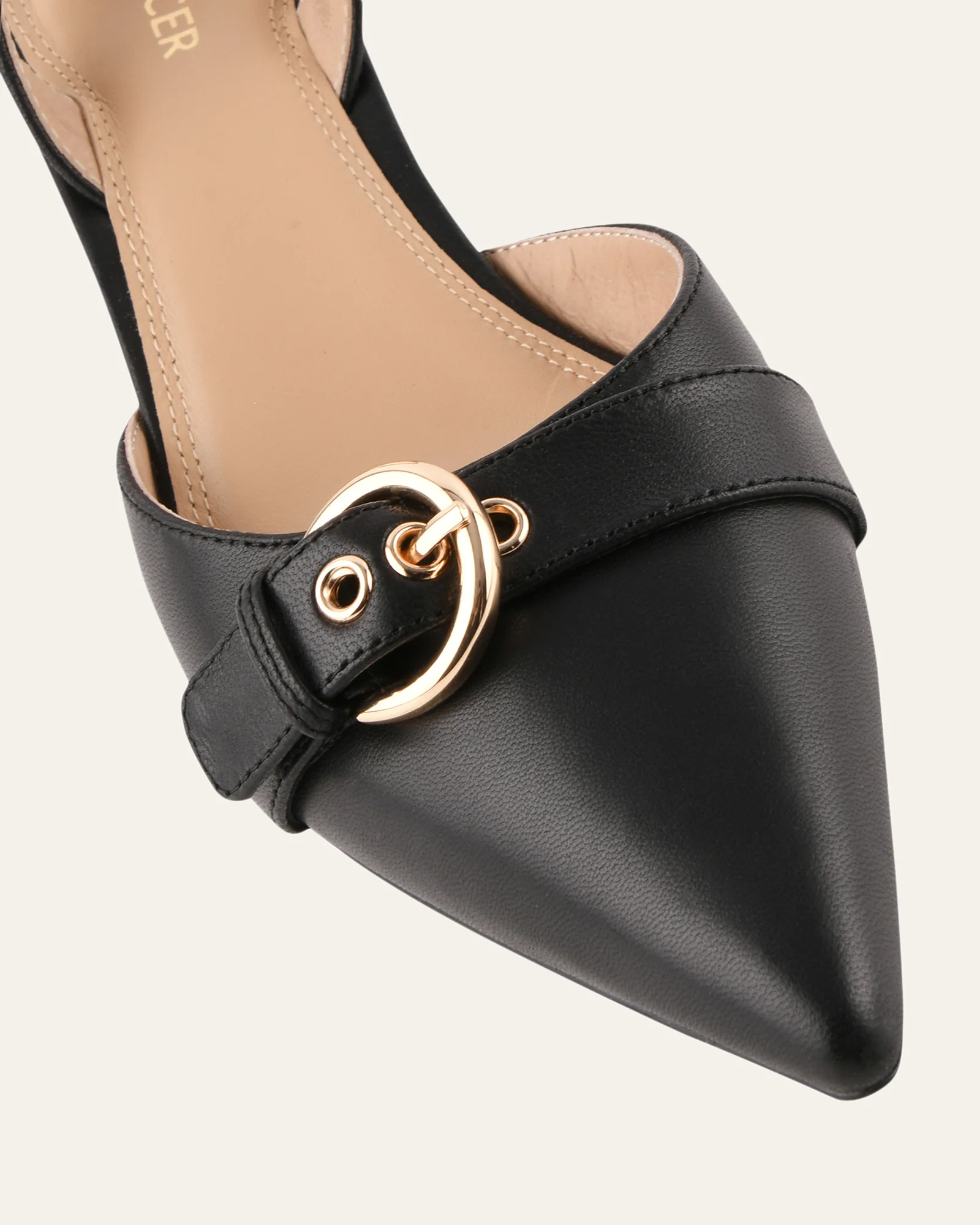 RANGER LOW HEELS BLACK LEATHER - Image 4