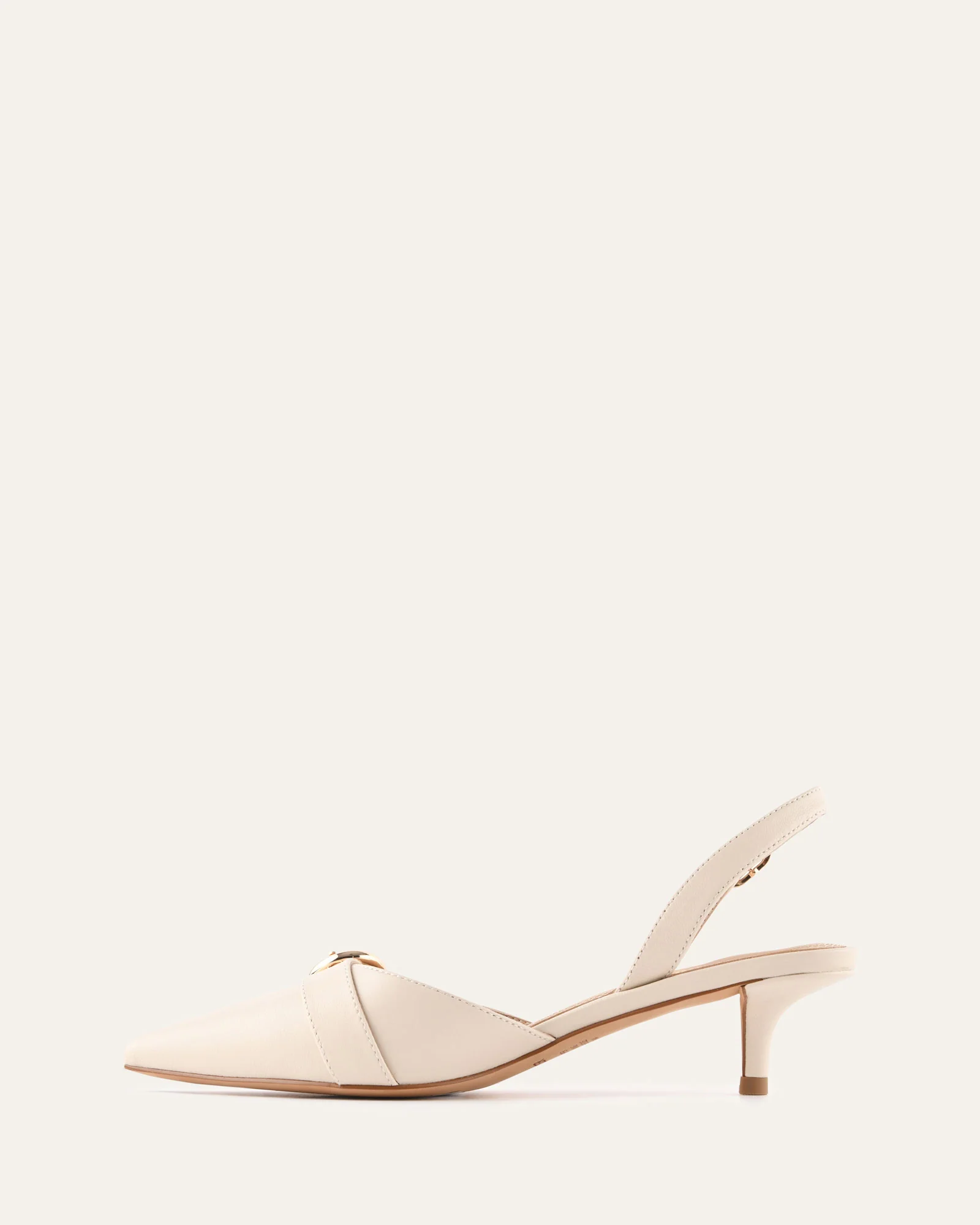 RANGER LOW HEELS OFF WHITE LEATHER - Image 6