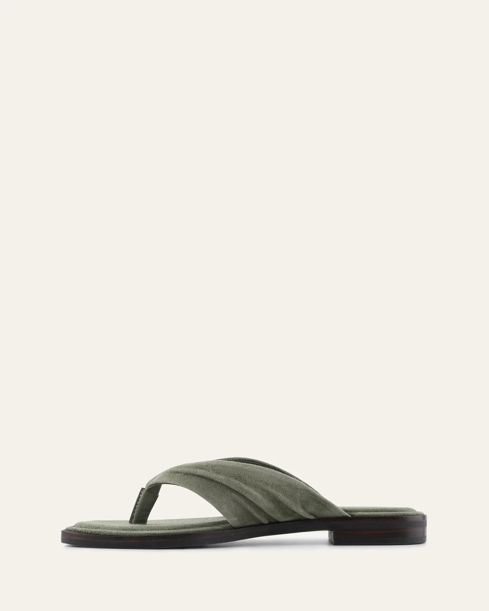 REGGIE FLAT SANDALS SAGE SUEDE - Image 6