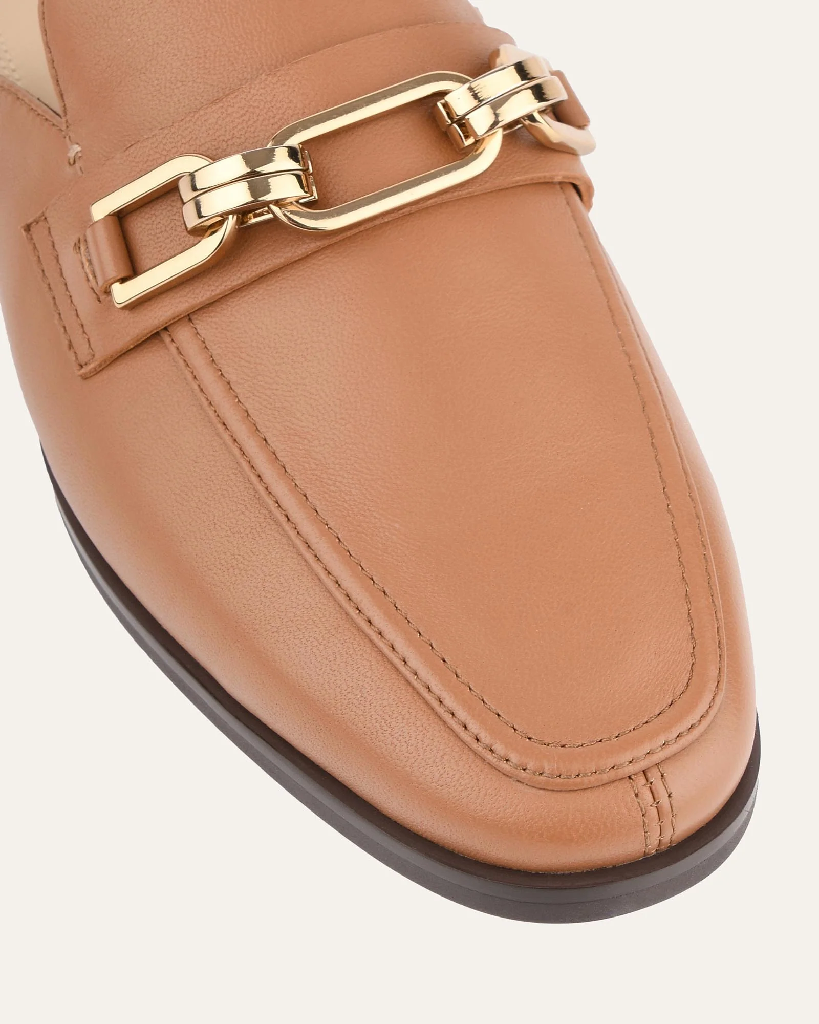 REIGN LOAFERS TRUE TAN LEATHER - Image 4