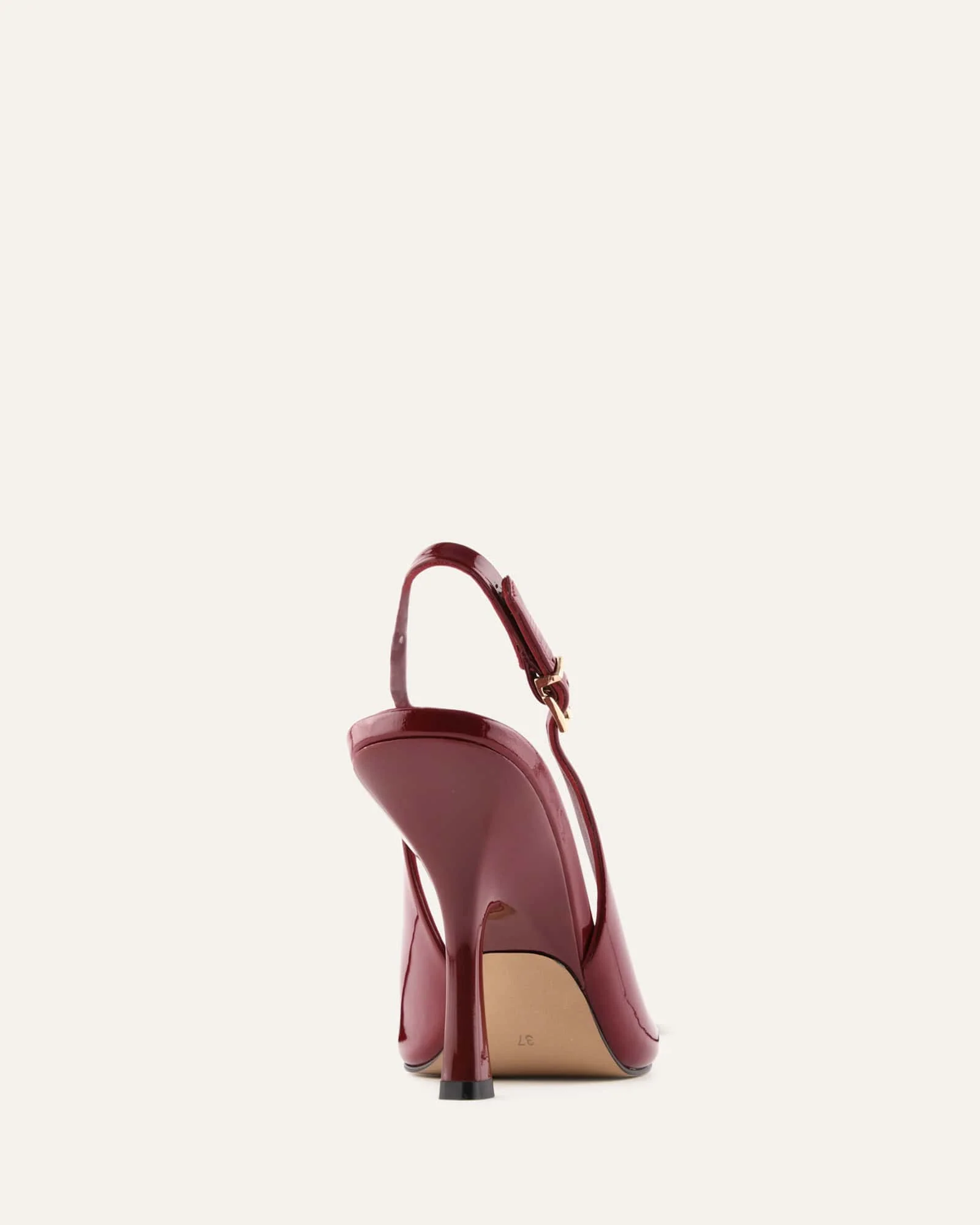 RHODA HIGH HEEL SANDALS RUBY RED PATENT - Image 5