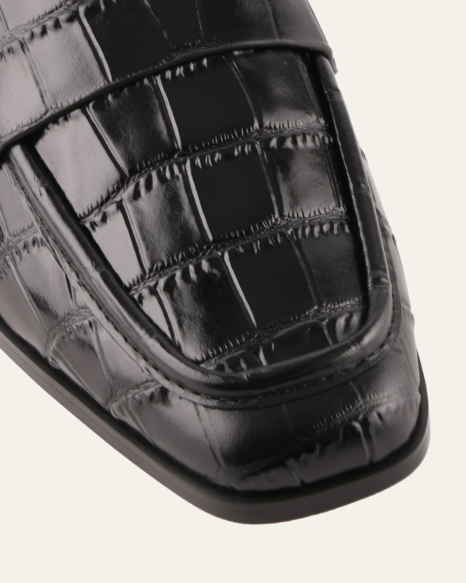RINGO LOAFERS BLACK CROC - Image 4