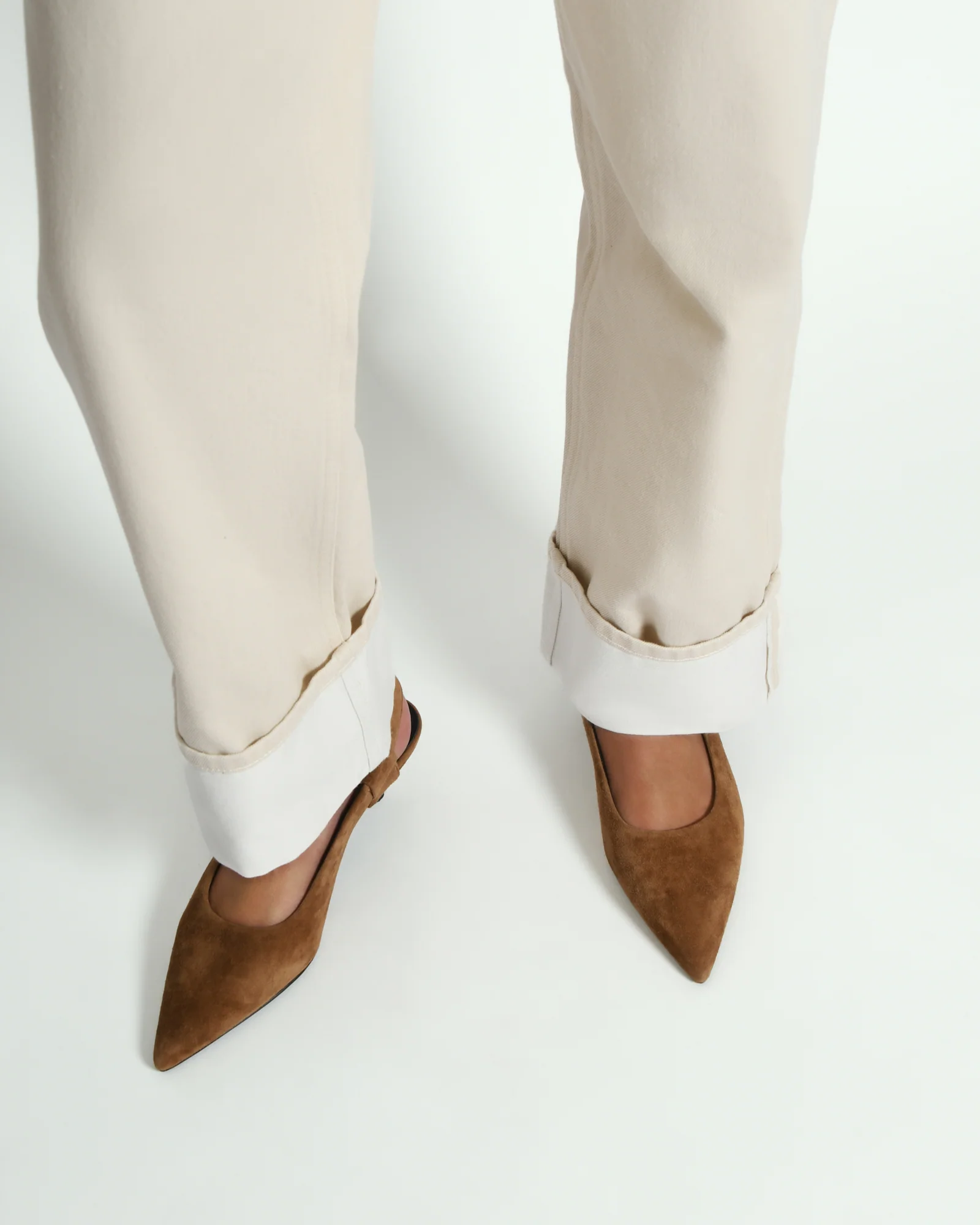 ROSA LOW HEELS BISCUIT SUEDE - Image 8