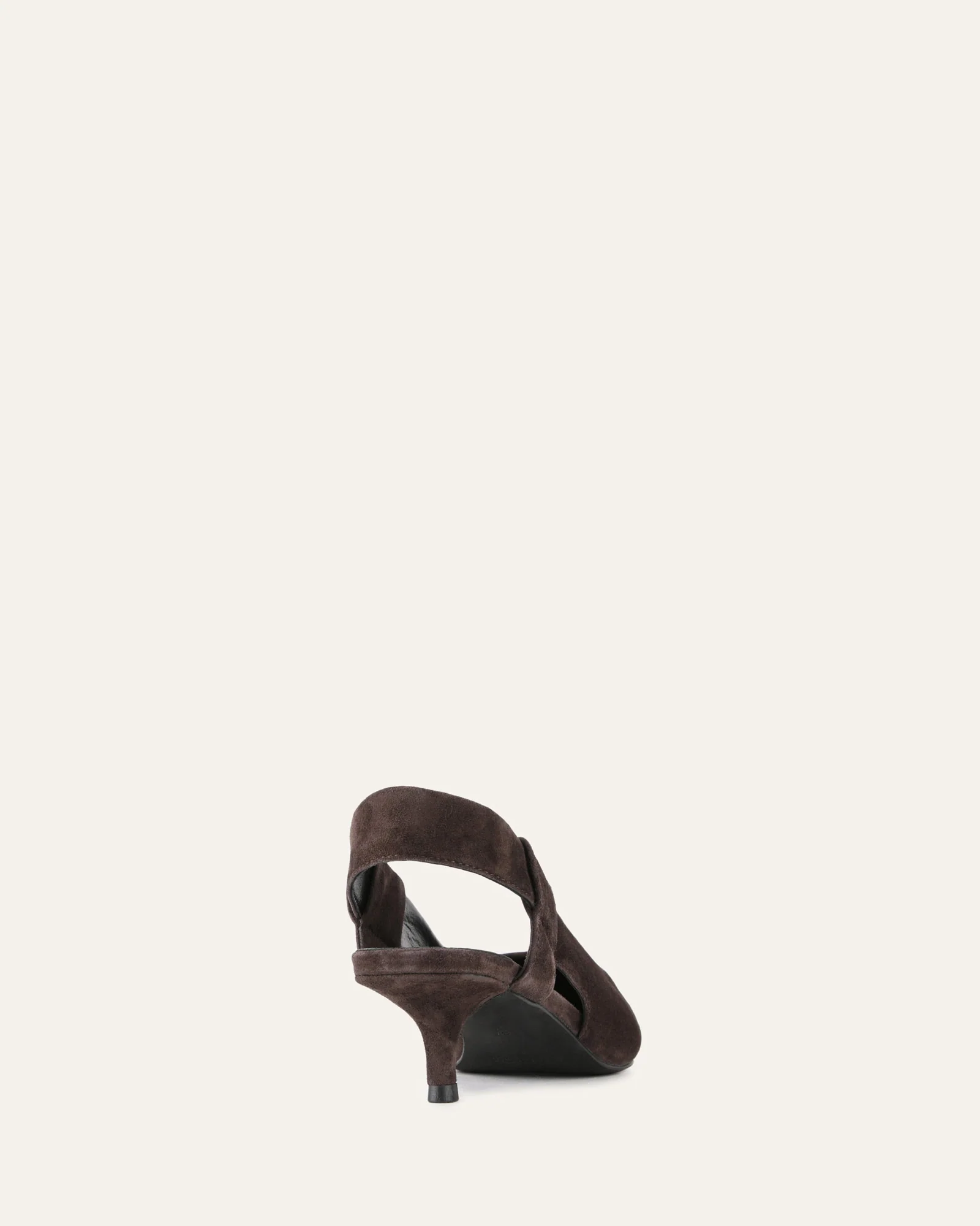 ROSA LOW HEELS BITTER CHOC SUEDE - Image 5