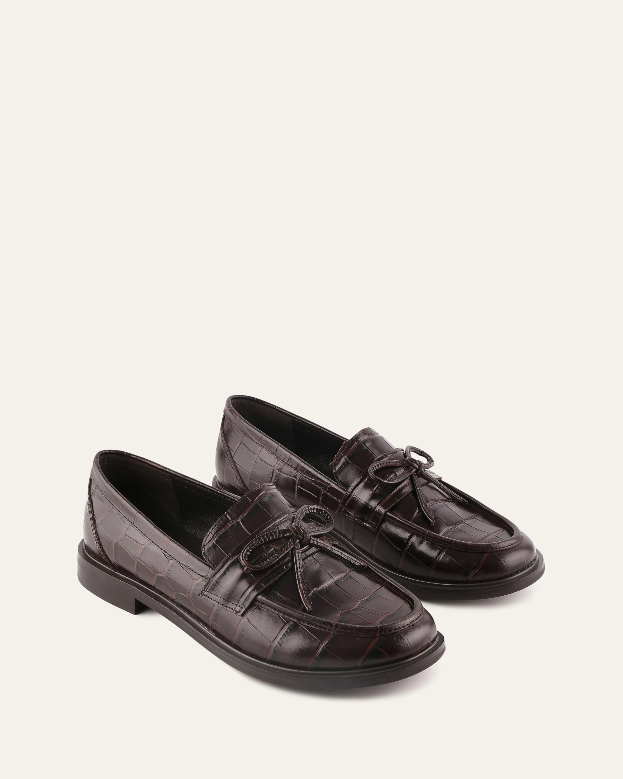 ROSIE LOAFERS CHOCOLATE CROC - Image 2