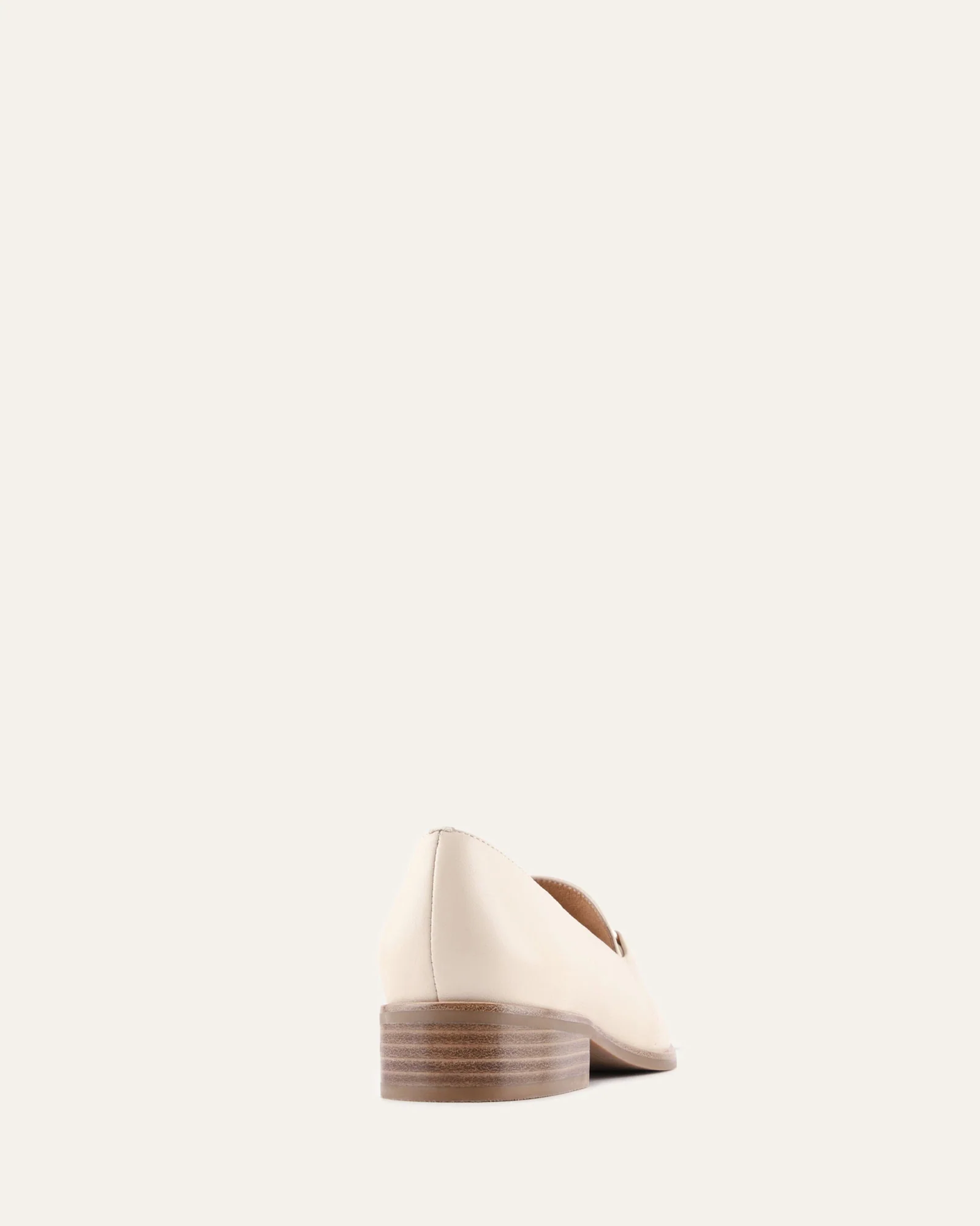 ROWAN LOAFERS CREAM LEATHER - Image 3