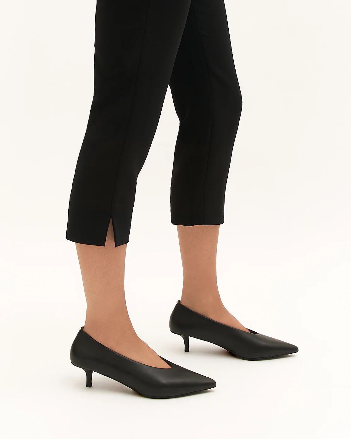 RUSK LOW HEELS BLACK LEATHER - Image 7