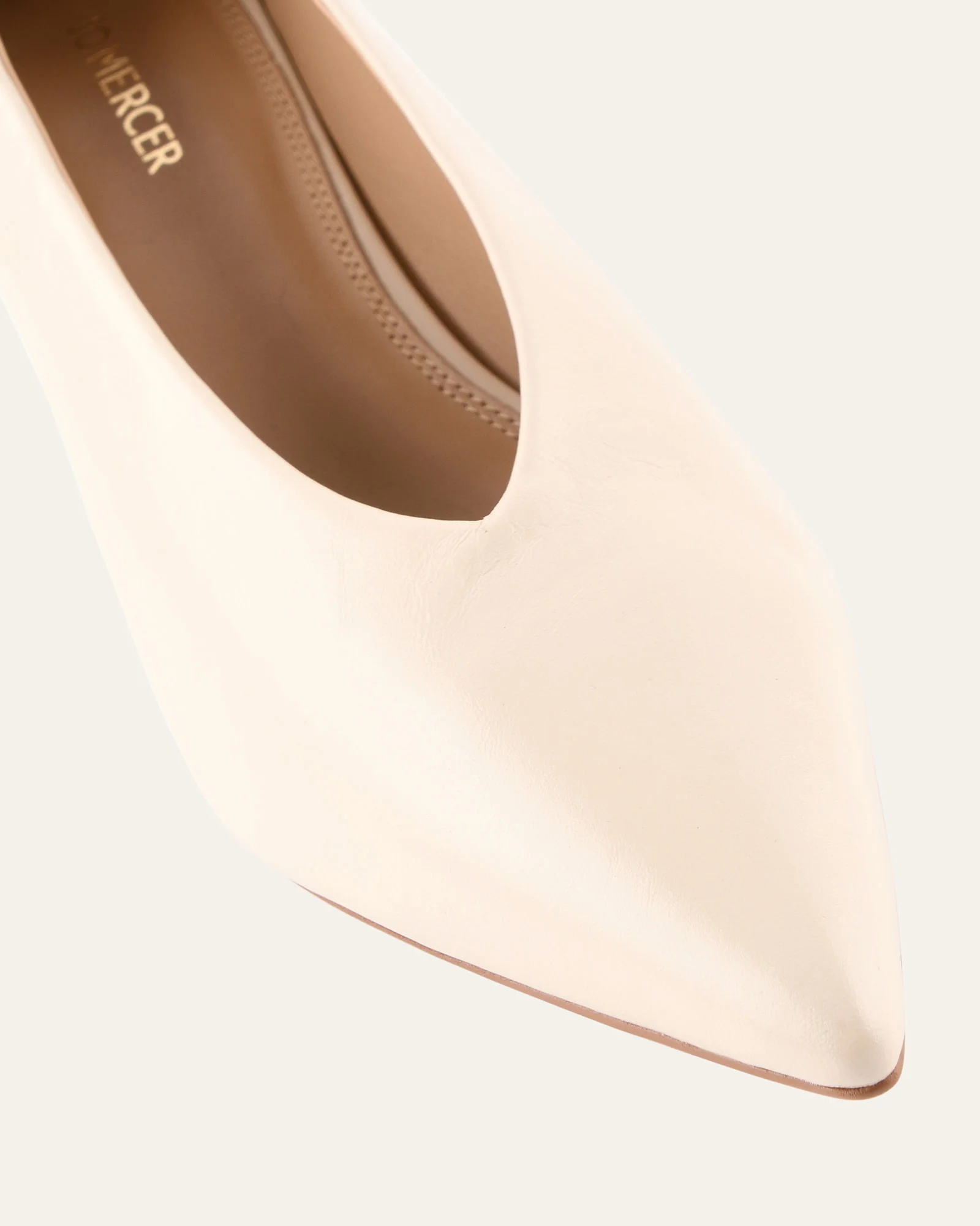 RUSK LOW HEELS OFF WHITE LEATHER - Image 3