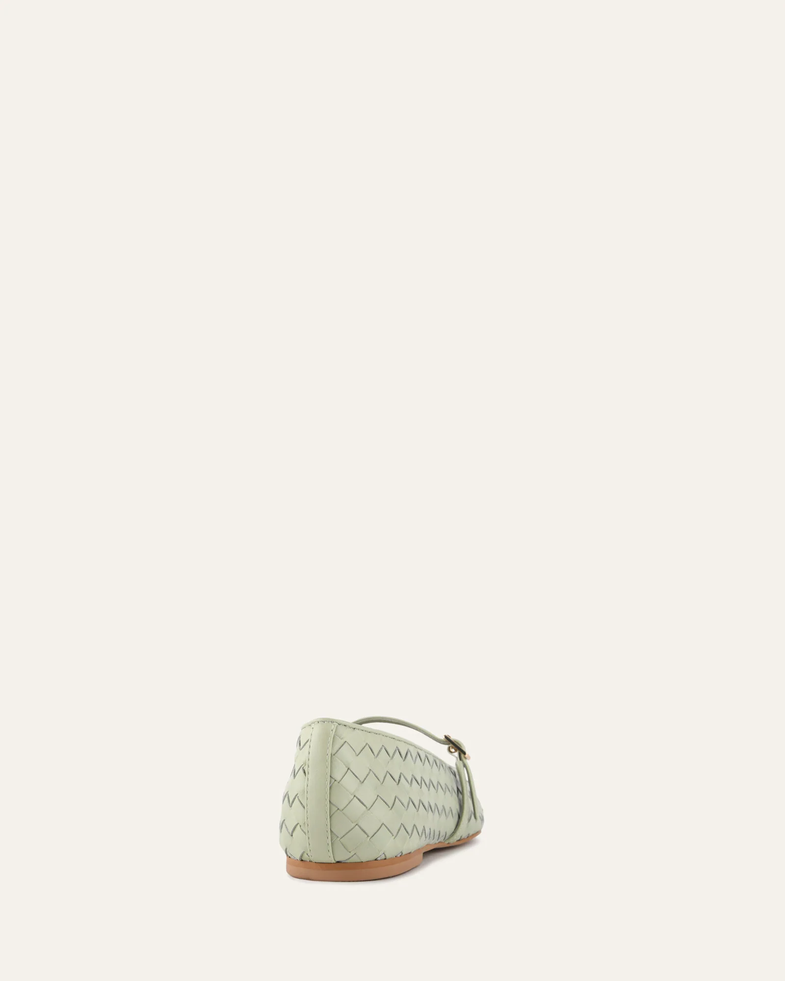 SAILOR BALLET FLATS LIGHT SAGE LEATHER - Image 5