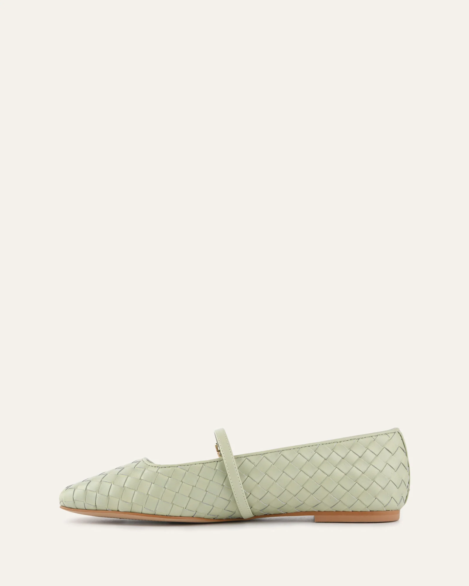 SAILOR BALLET FLATS LIGHT SAGE LEATHER - Image 6