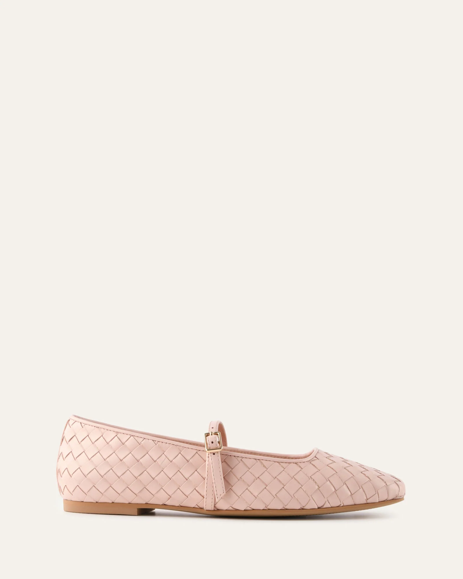 SAILOR BALLET FLATS PALE PINK LEATHER