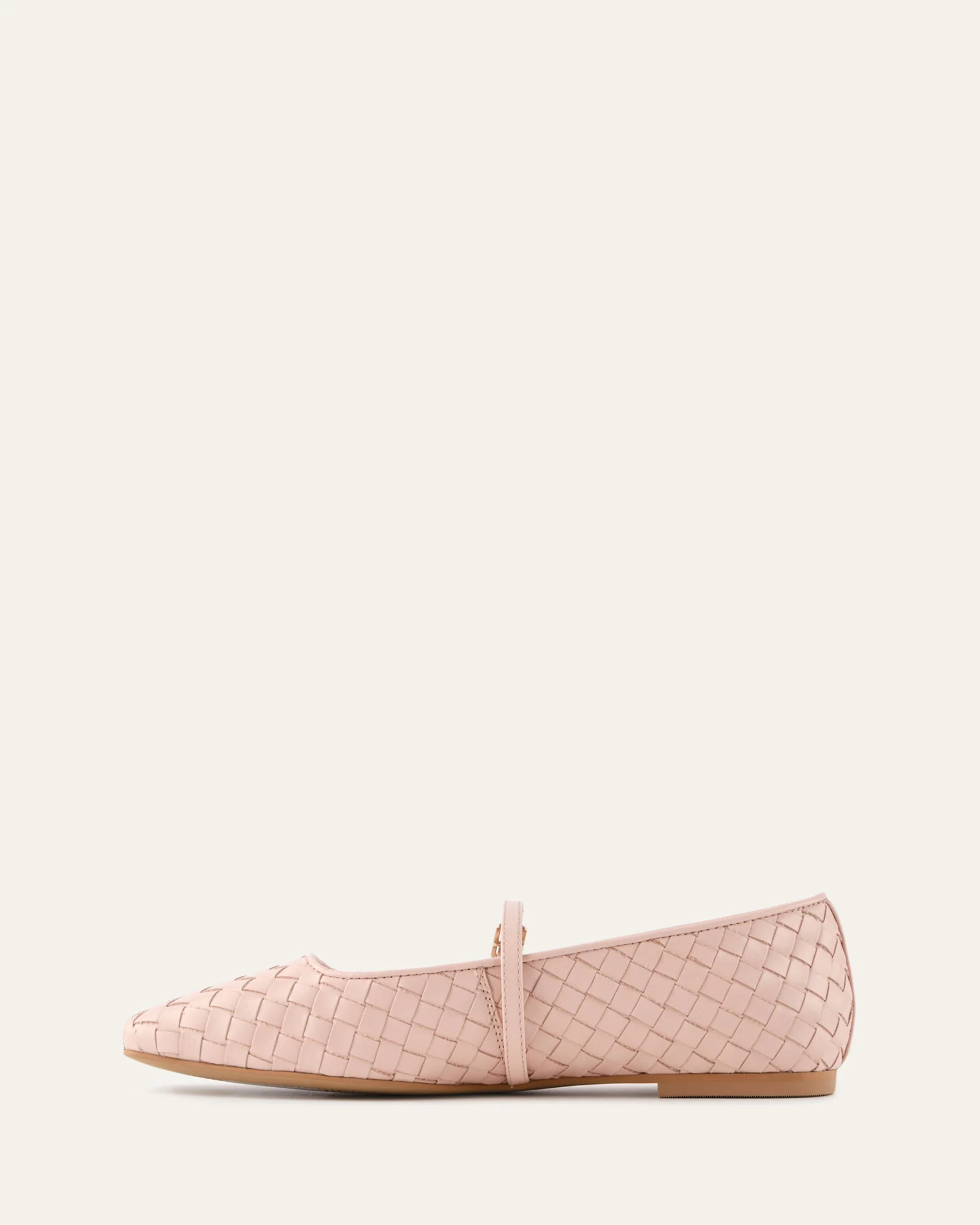 SAILOR BALLET FLATS PALE PINK LEATHER - Image 5
