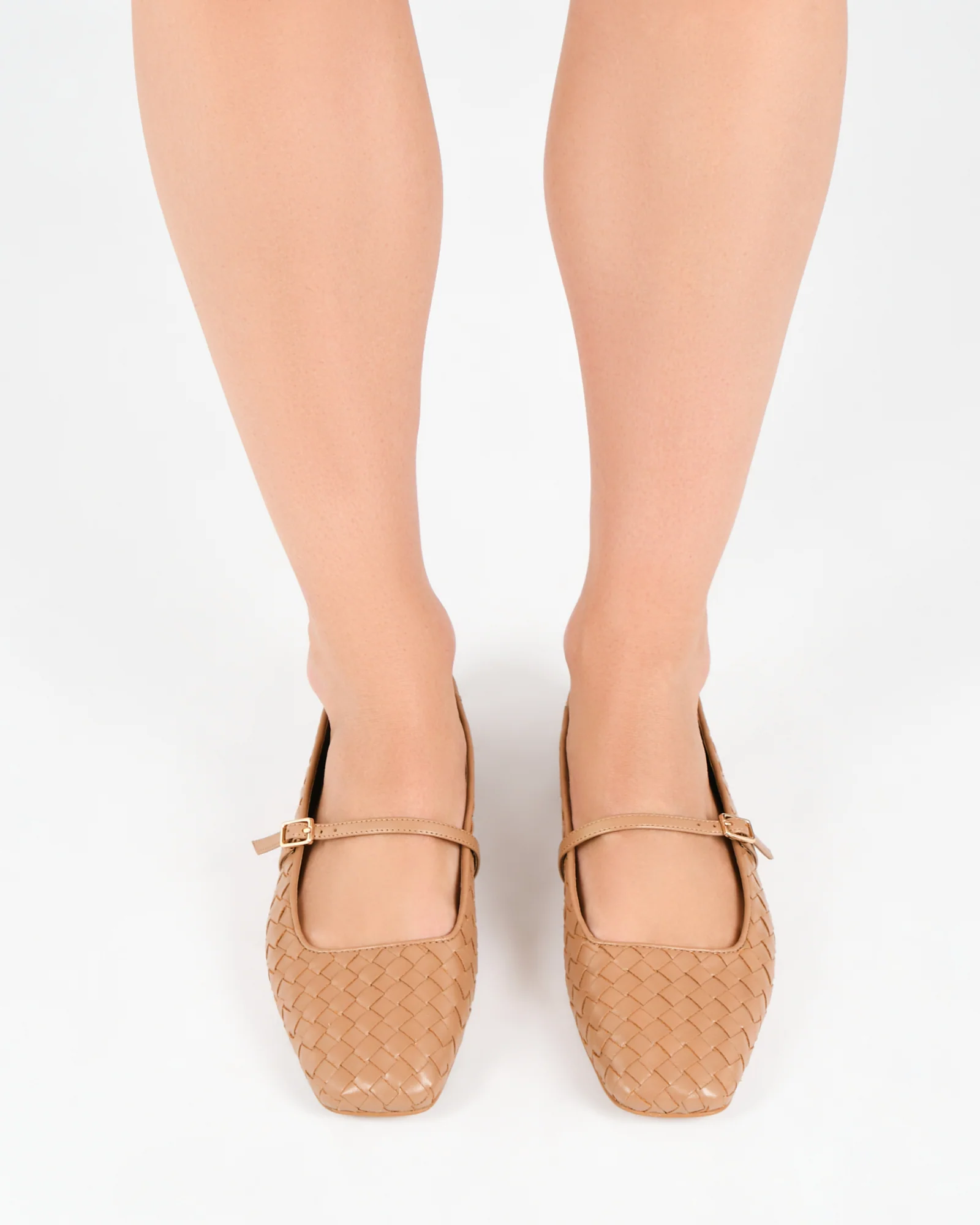 SAILOR BALLET FLATS TAN LEATHER - Image 10
