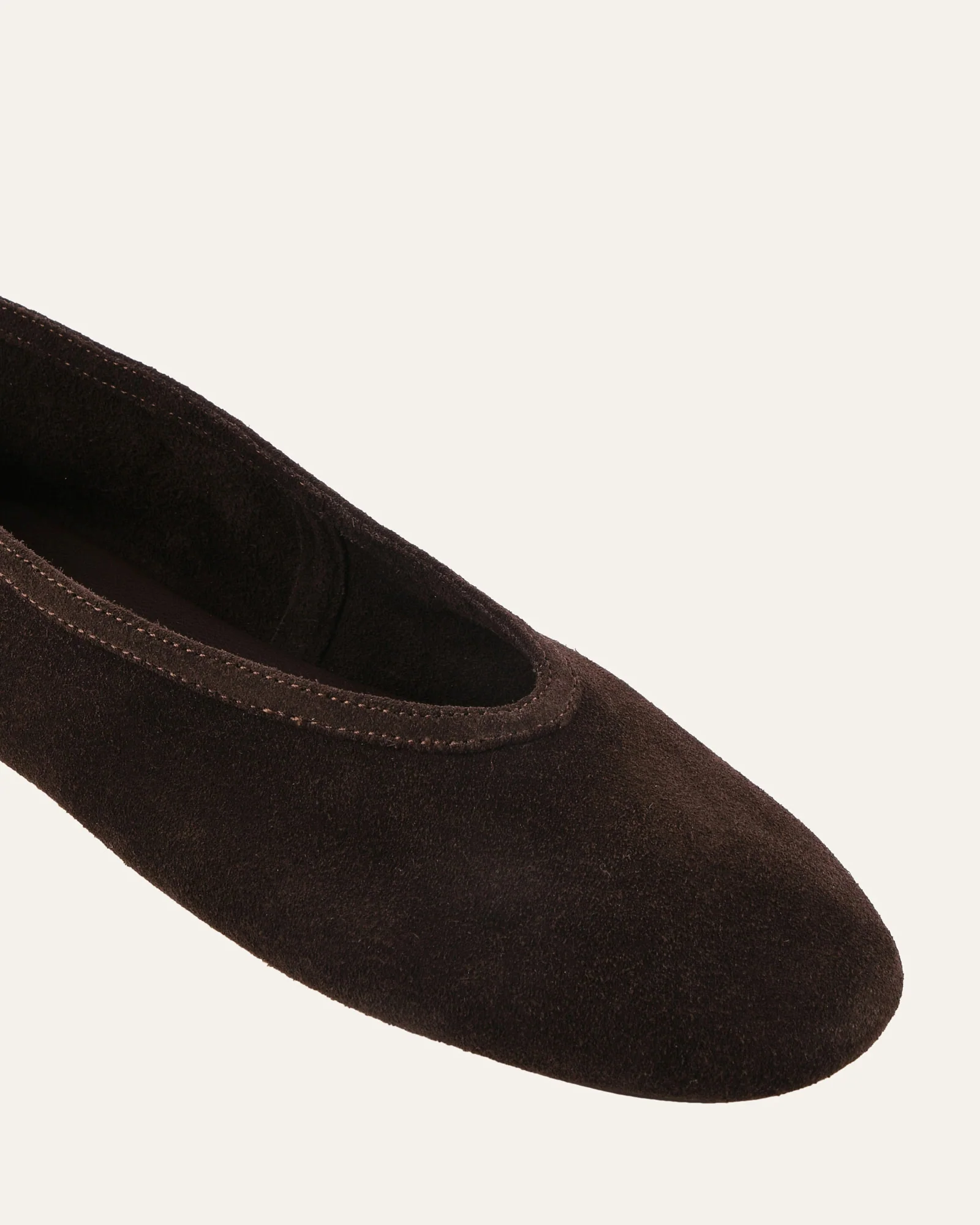 SALEM CASUAL FLATS BITTER CHOC SUEDE - Image 3