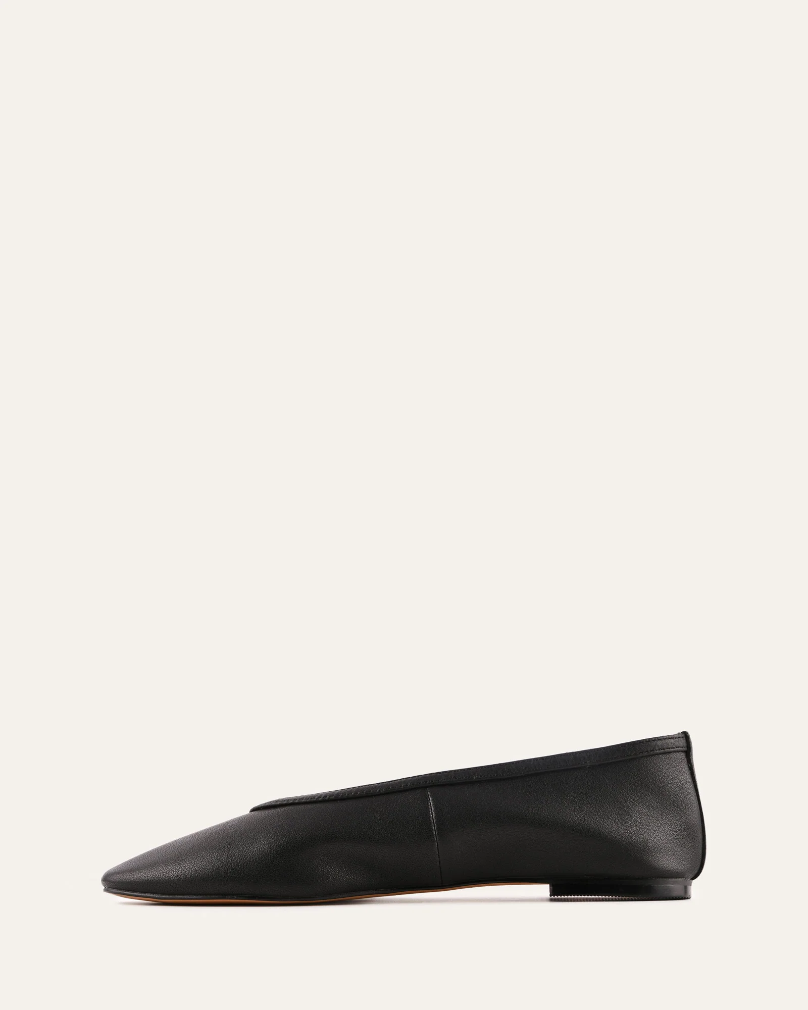 SALEM CASUAL FLATS BLACK LEATHER - Image 5