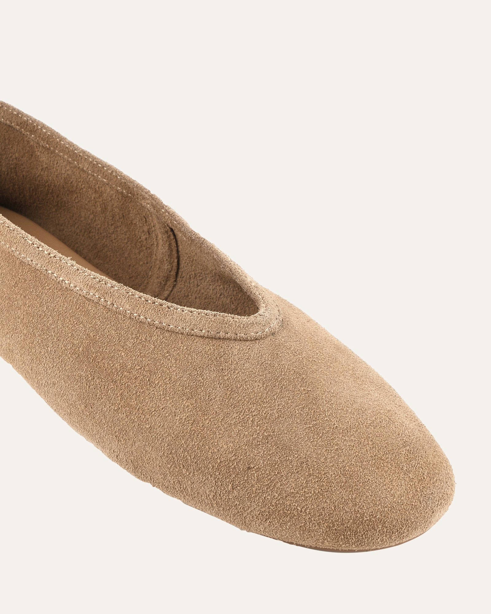 SALEM CASUAL FLATS LATTE SUEDE - Image 3