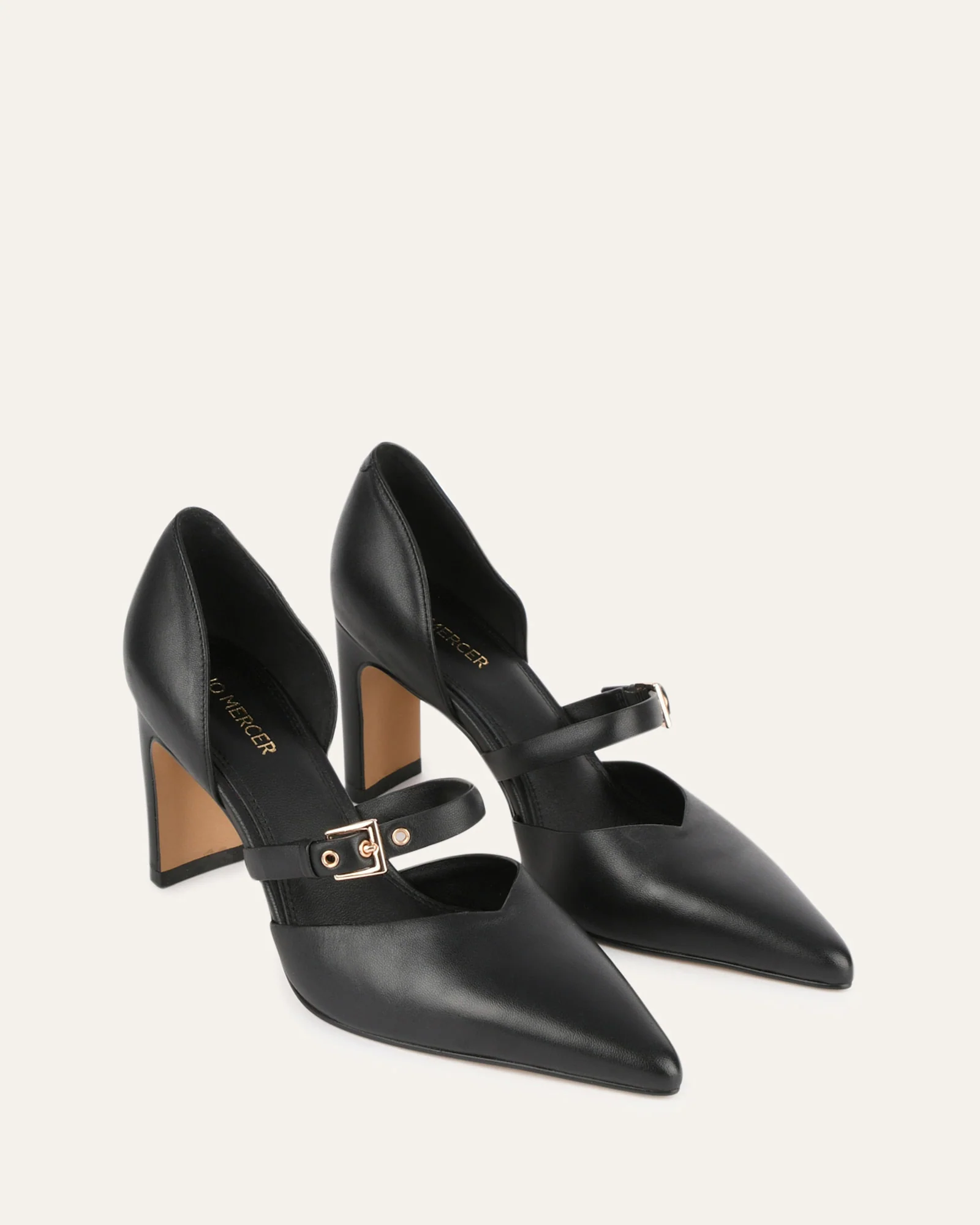 SAWYER HIGH HEELS BLACK LEATHER - Image 3