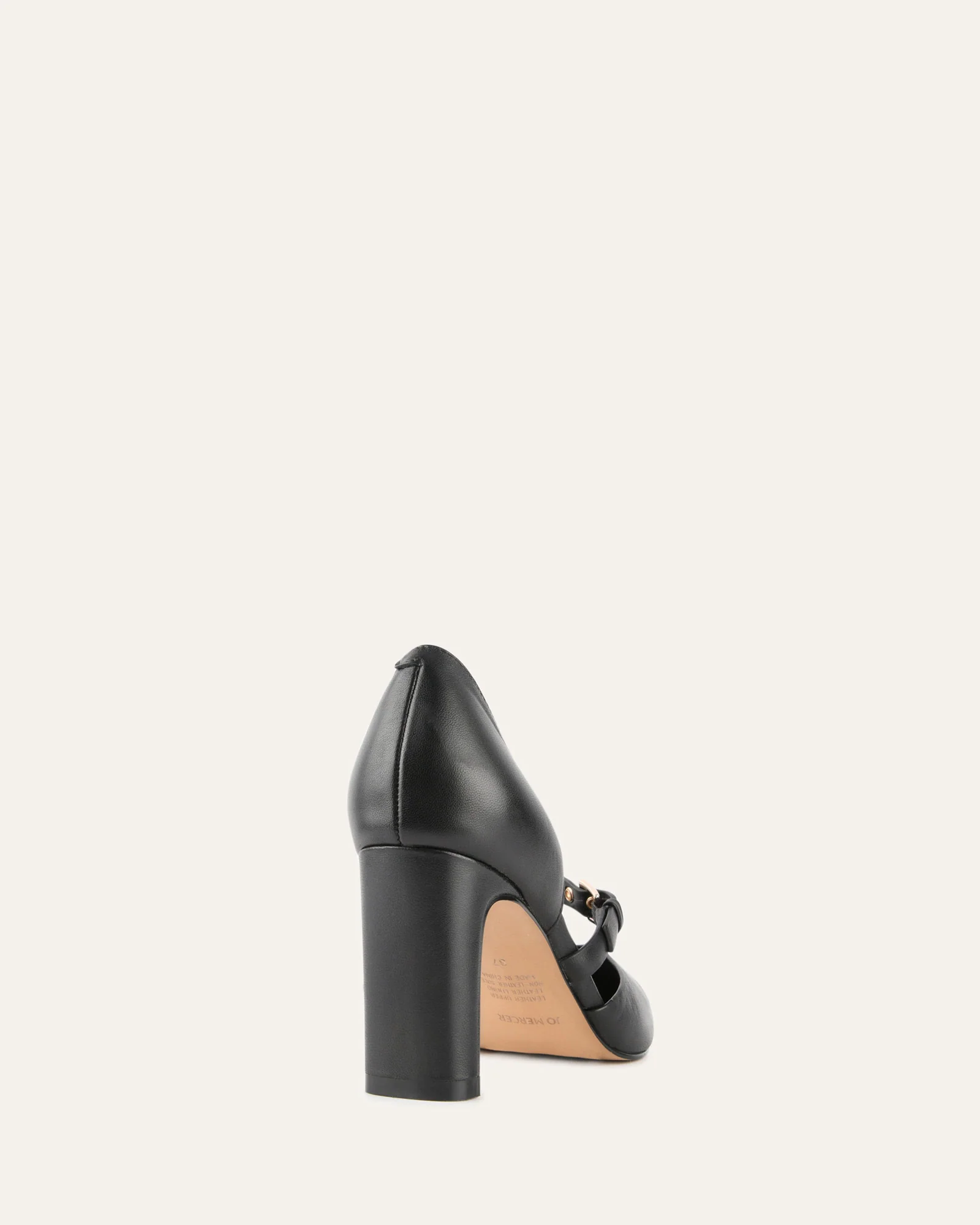 SAWYER HIGH HEELS BLACK LEATHER - Image 5