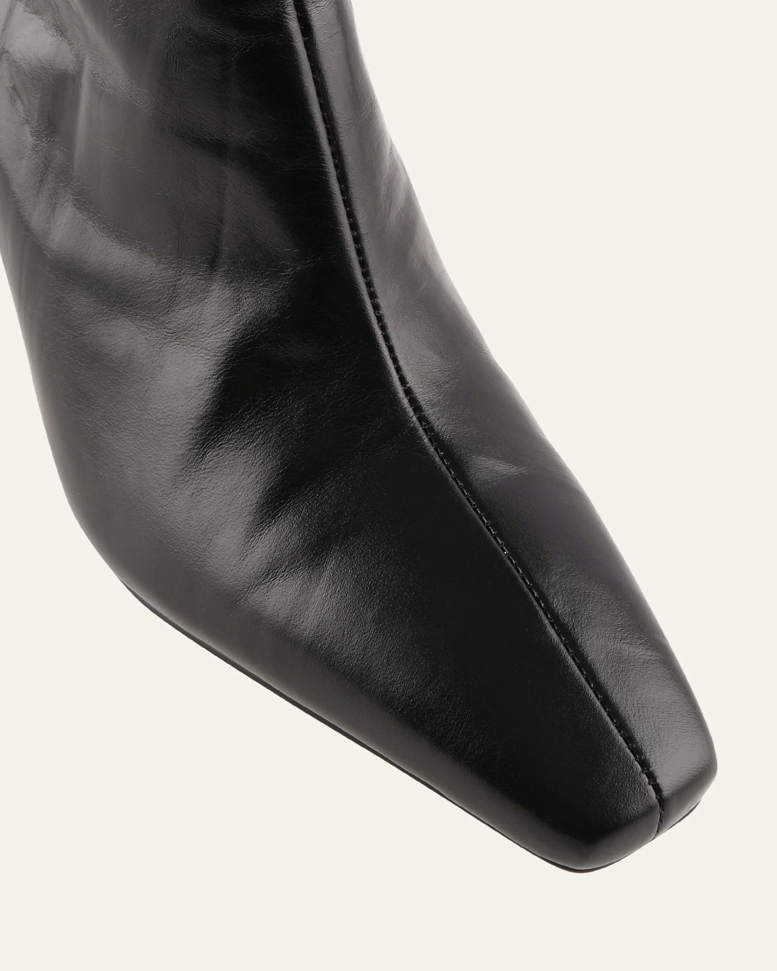 SELMA MID ANKLE BOOTS BLACK LEATHER - Image 3