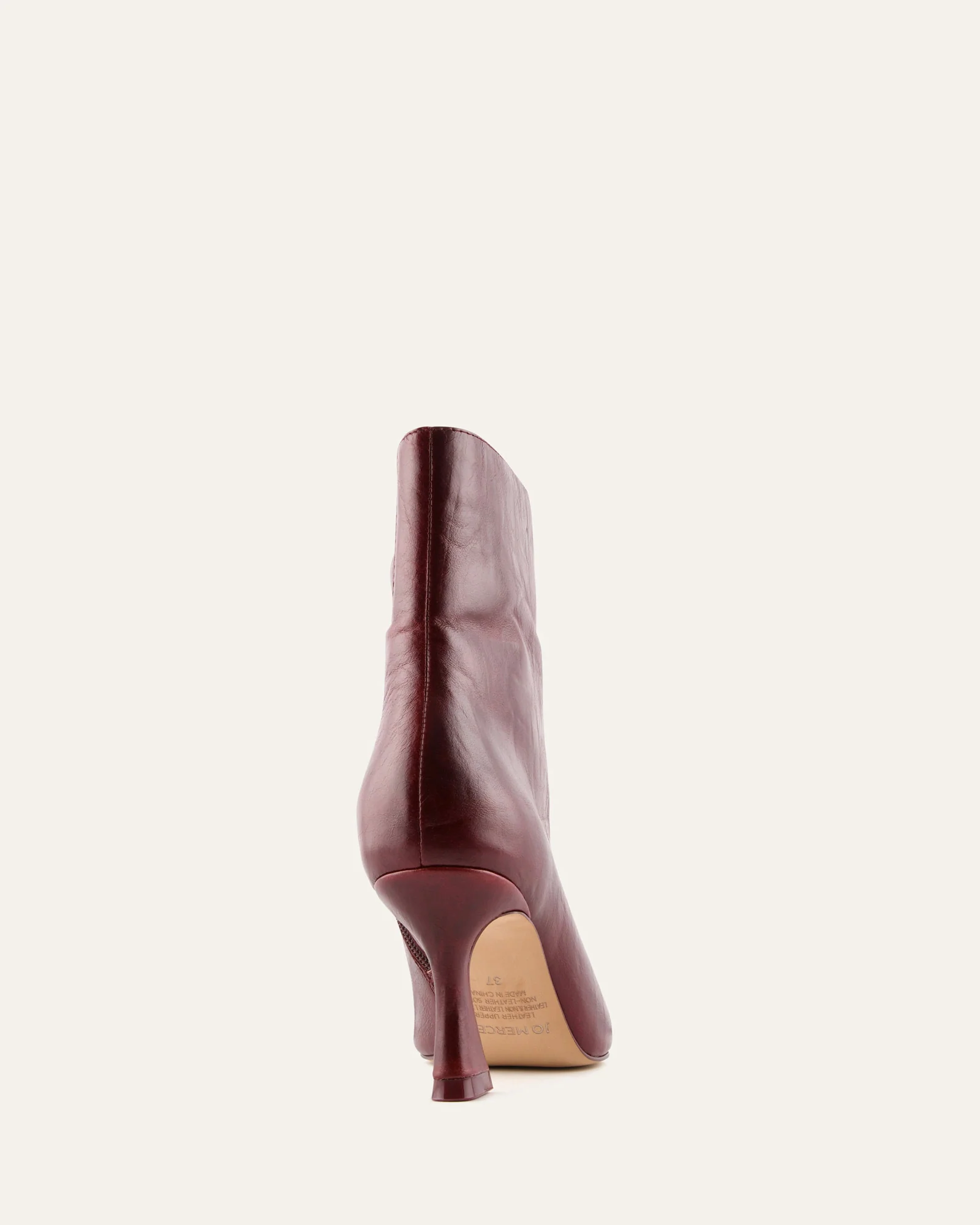 SELMA MID ANKLE BOOTS MERLOT LEATHER - Image 5