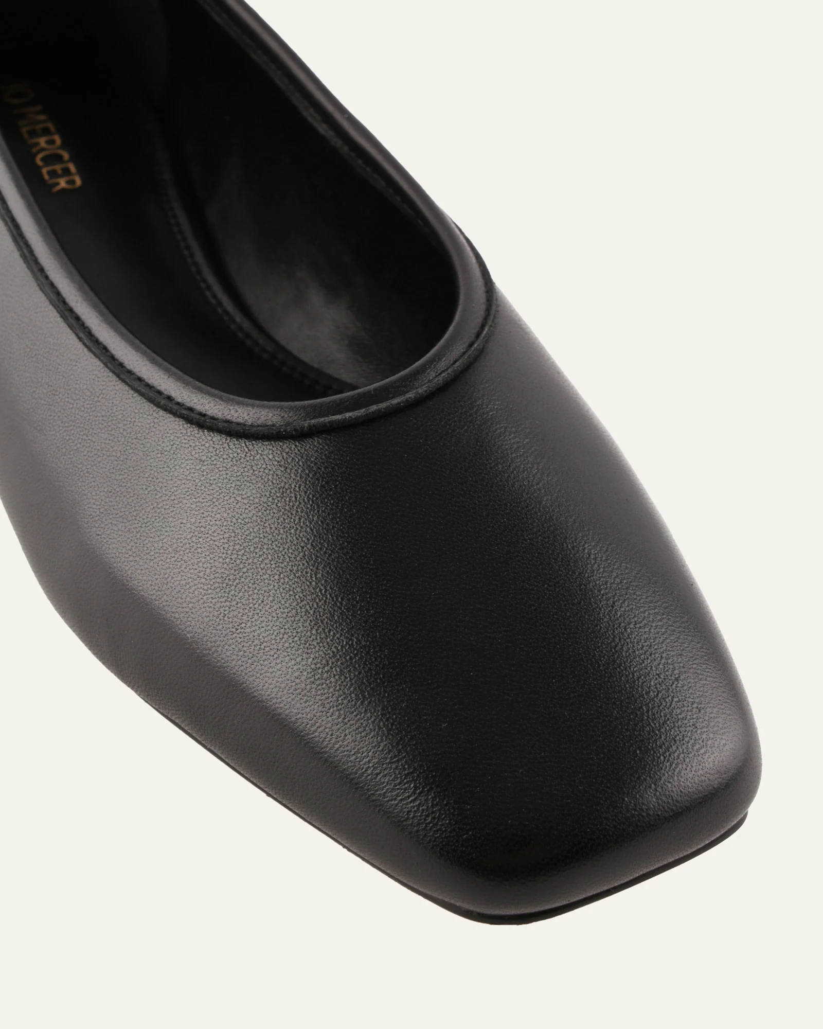 SERENA CASUAL FLATS BLACK LEATHER - Image 4