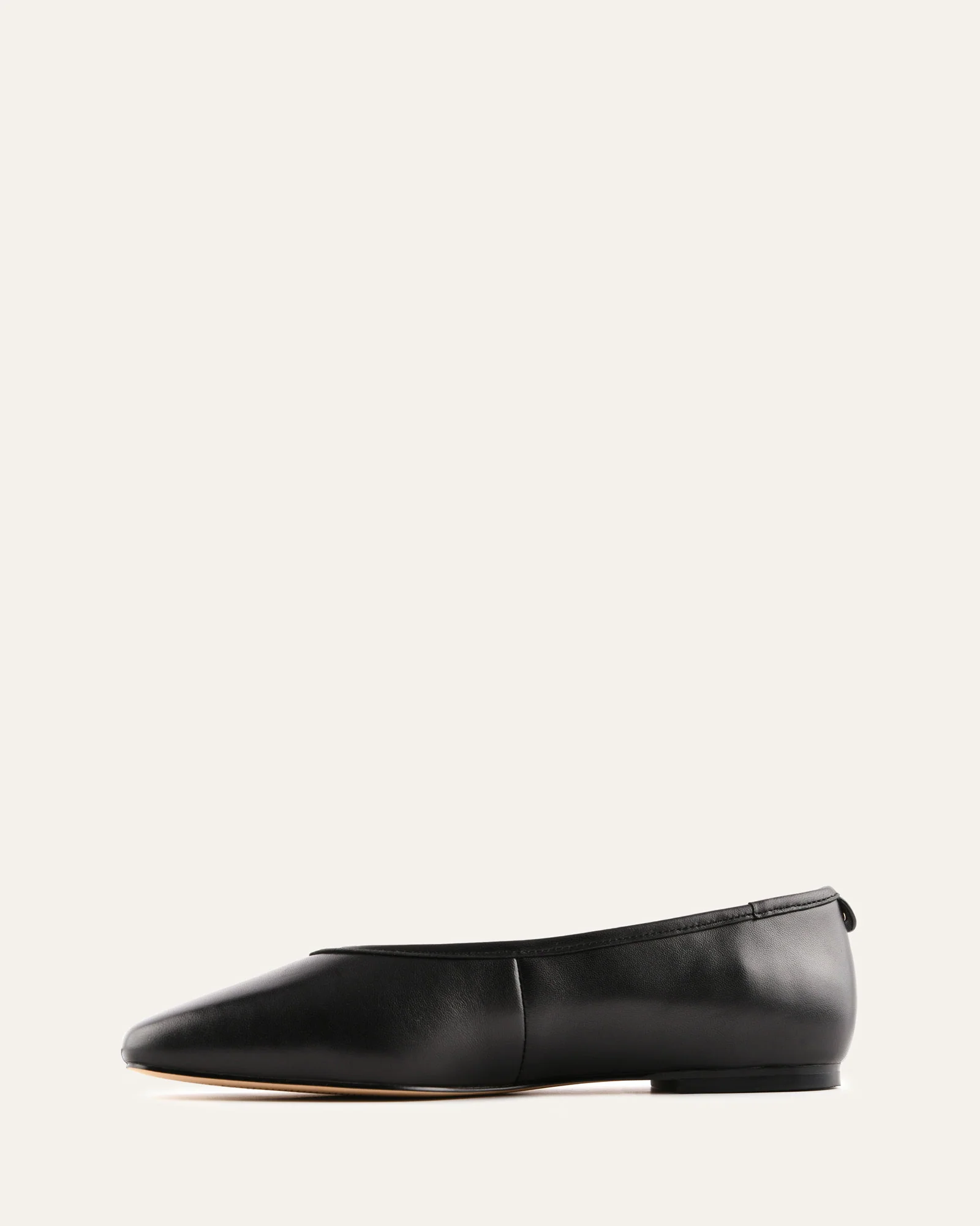 SERENA CASUAL FLATS BLACK LEATHER - Image 6