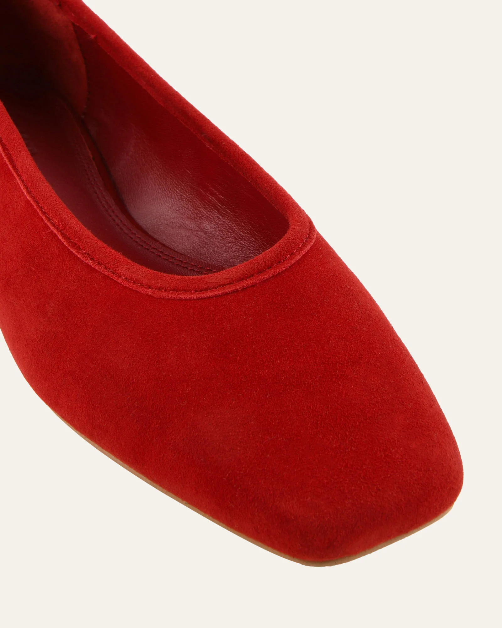 SERENA CASUAL FLATS CHILLI SUEDE - Image 4
